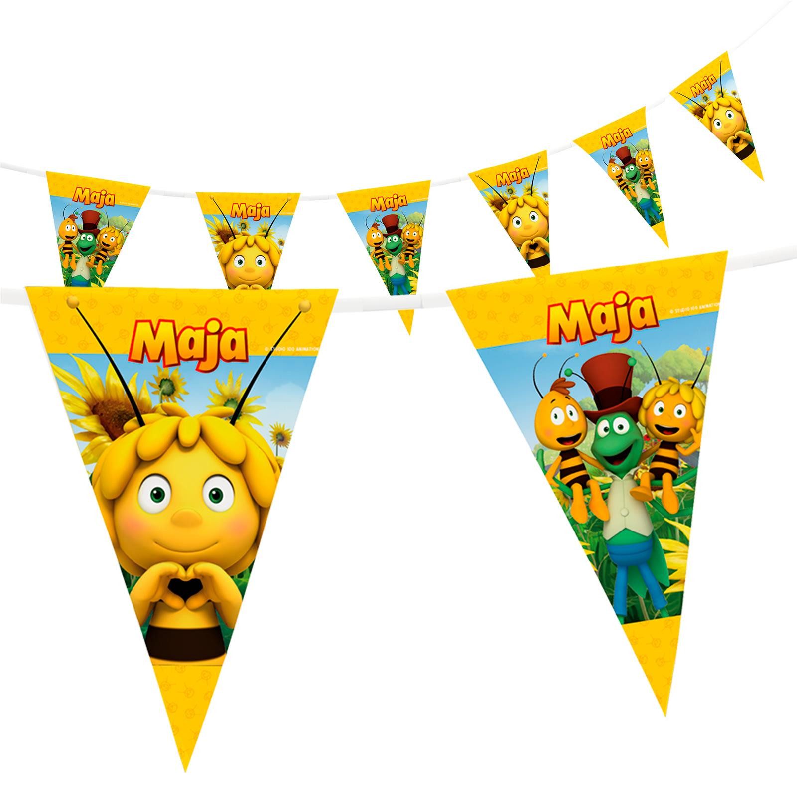 Party Factory Girlande Biene Maja Wimpelkette 5 m