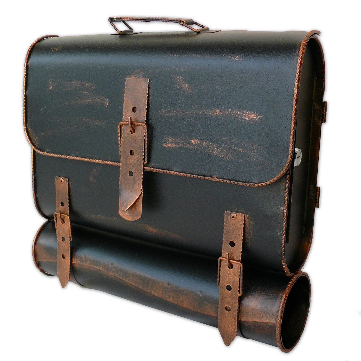 HMF Wandbriefkasten Briefkasten Antik UNIKAT Handarbeit, Schulranzen Design günstig online kaufen