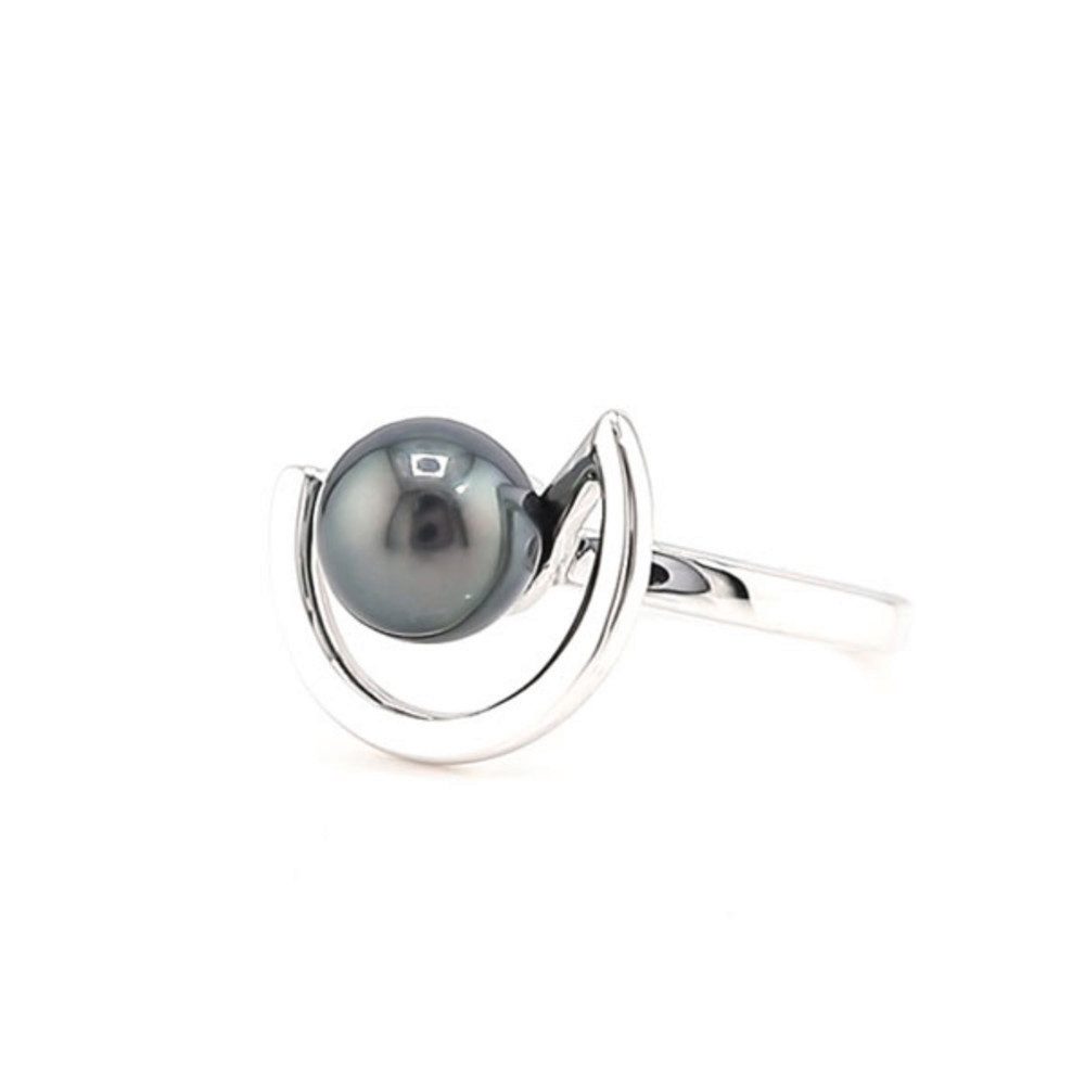 Cavill Perlenring Cavill Ring Damen Sterlingsilber 925 Tahiti Perle 8 mm elegant (1-tlg)