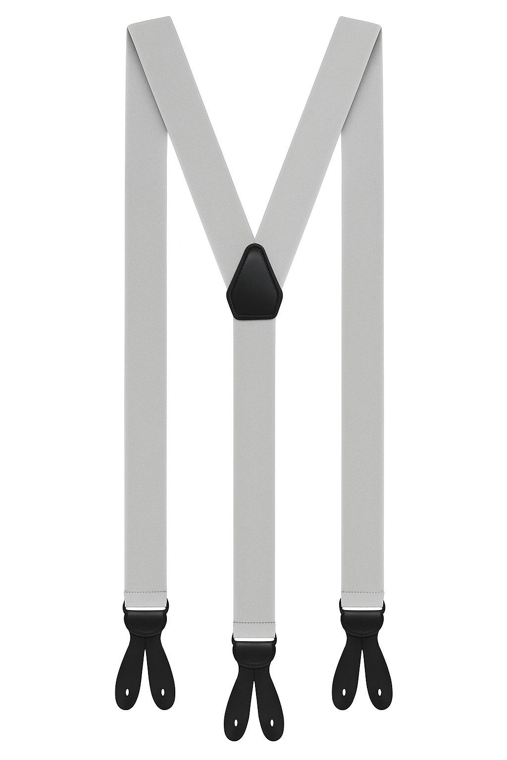 ZUKUNFTSENKEL Hosenträger Hosenträger Herren 3,5 cm Breite Y-Form mit Knopfverschluss (Deutsche Produktion, Komfortabel) Lederriemen Knopfverschluss, ohne Clips