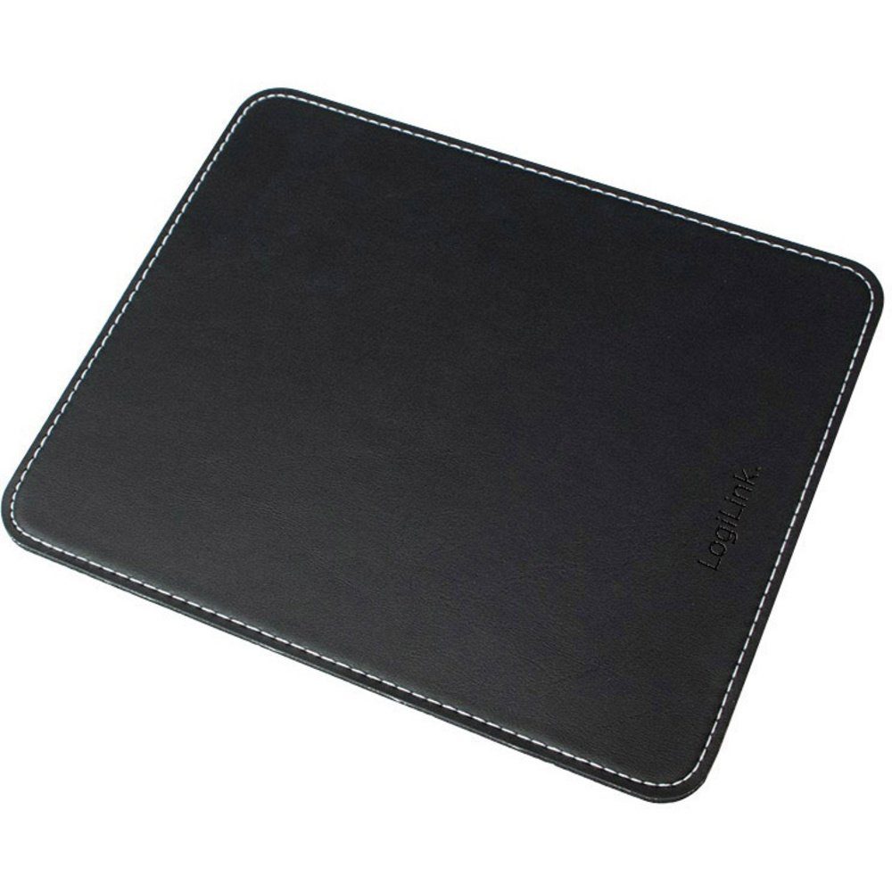 LogiLink Mauspad LogiLink ID0150 Mauspad Lederoptik Schwarz