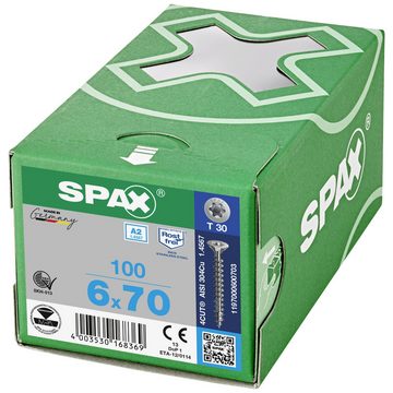 SPAX Schraube SPAX 1197000600603 Holzschraube 6 mm 60 mm T-STAR plus Edelstahl A