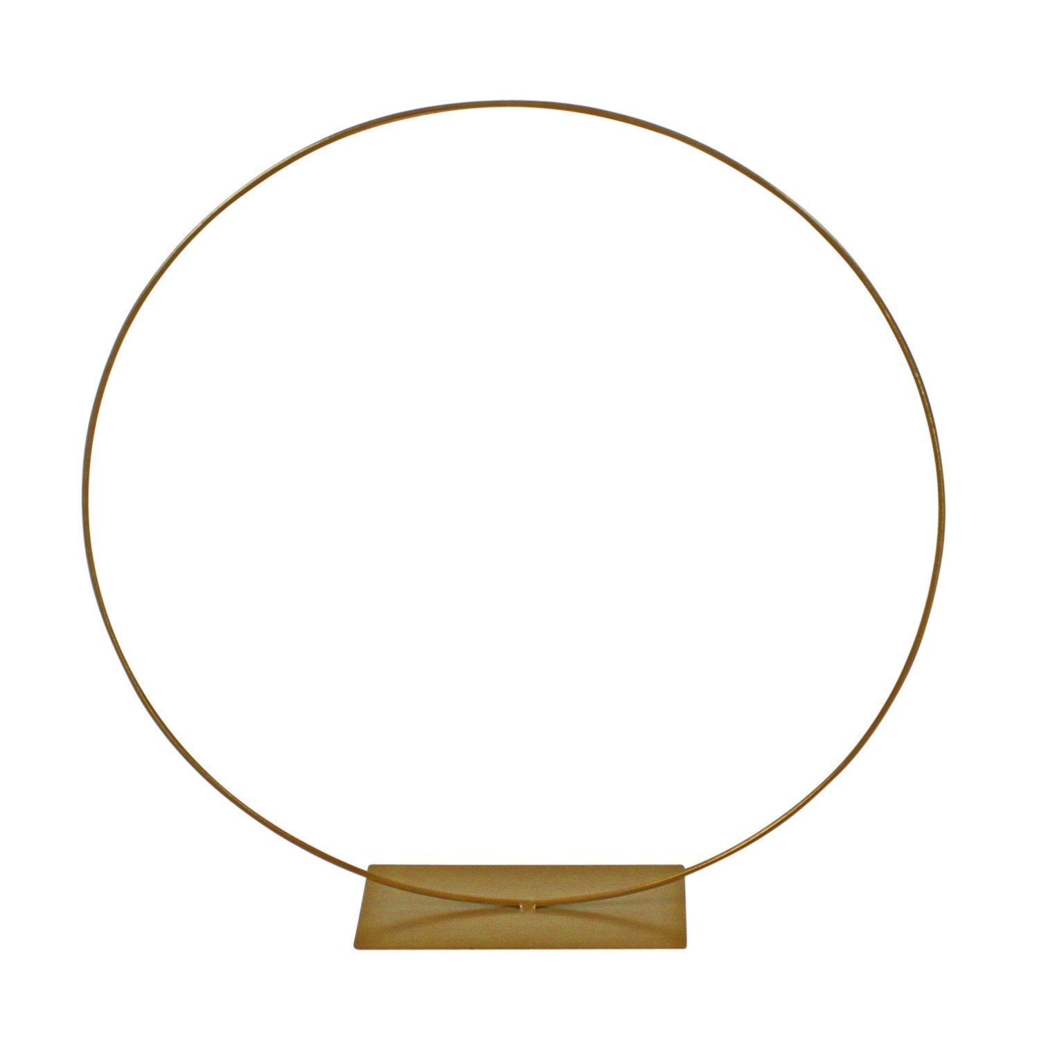 Werner Voß Wanddekoobjekt Dekoring Hoop, stehend gold, Metall, Durchmesser 40 cm
