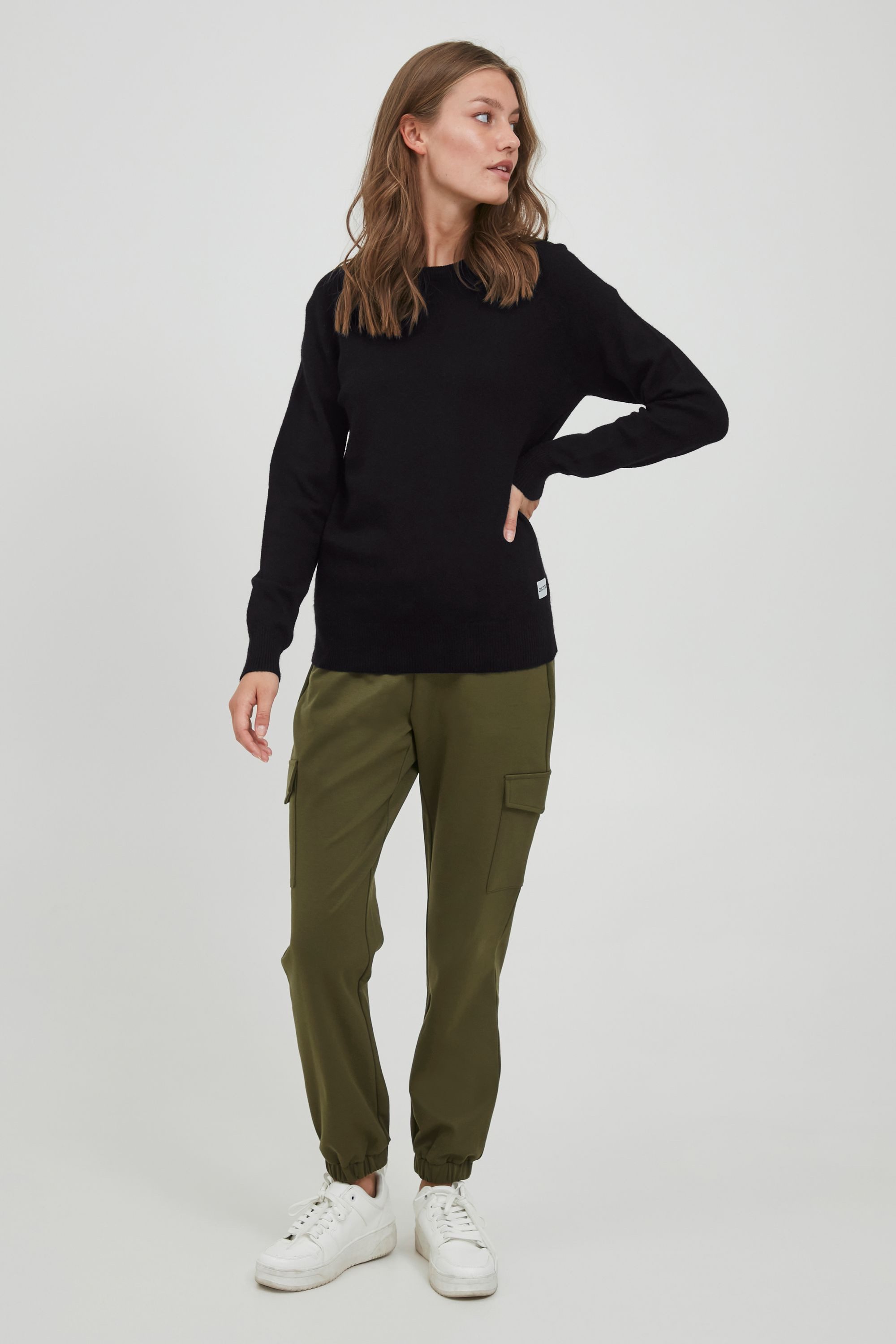 OXMO Strickpullover OXMaria Feinstrickpullover mit Rundhalsausschnitt günstig online kaufen