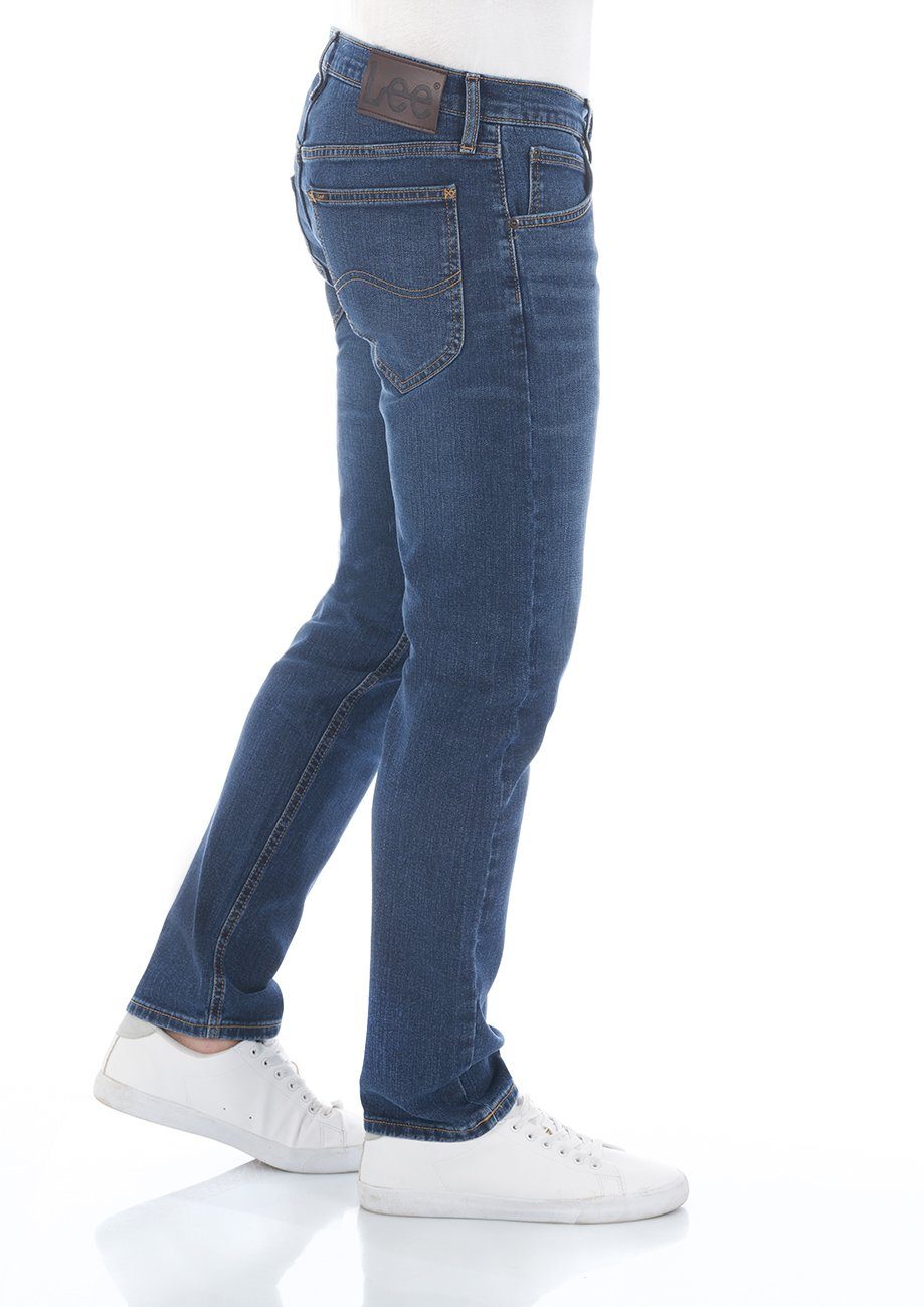 Lee® Straight-Jeans Herren Jeanshose Daren Zip Fly Regular Fit Denim Hose mit Stretch – Bild 3 von 5