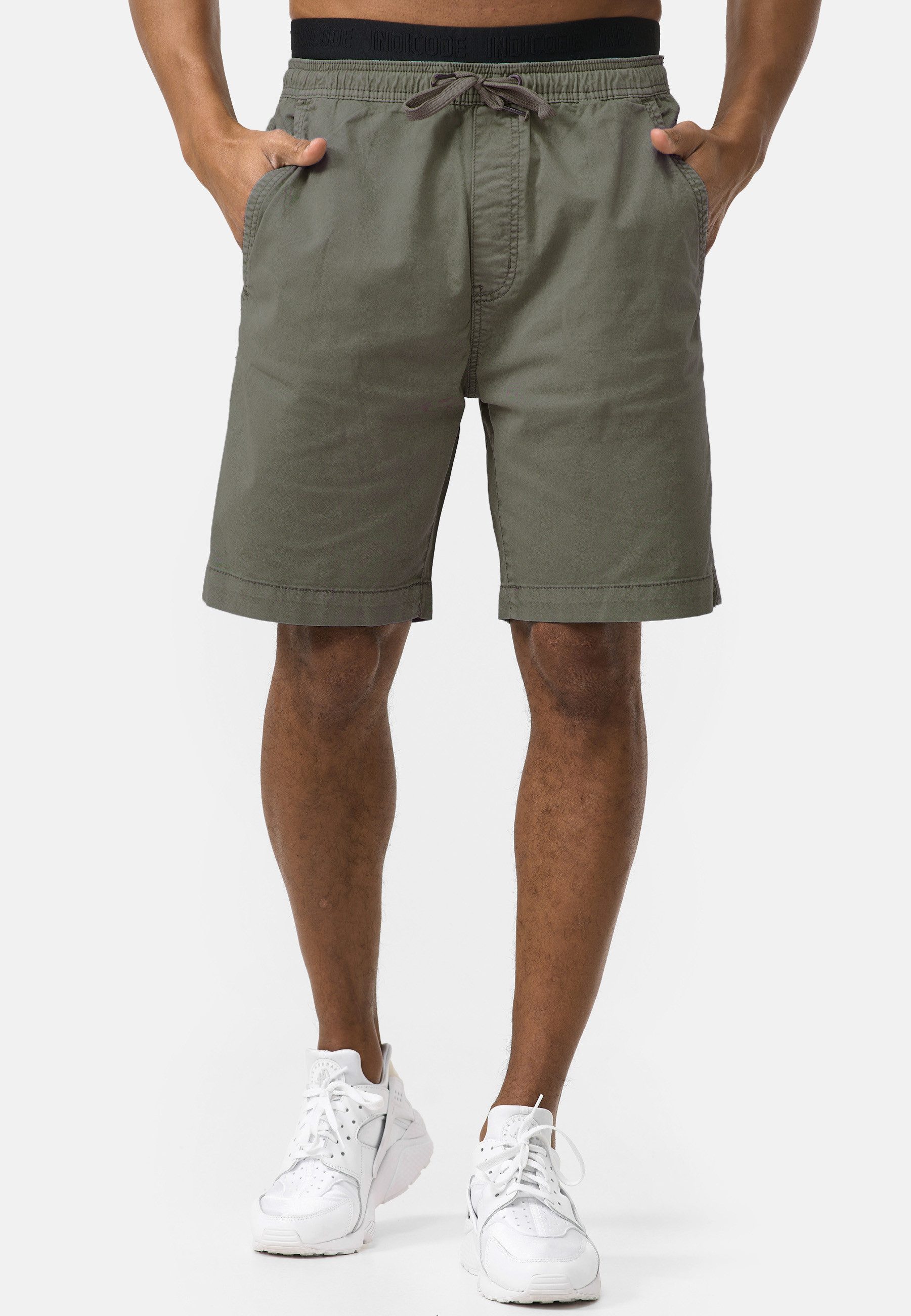 Indicode Chinoshorts Herren Kelowna Chino Shorts Herrenshorts mit elastisch günstig online kaufen