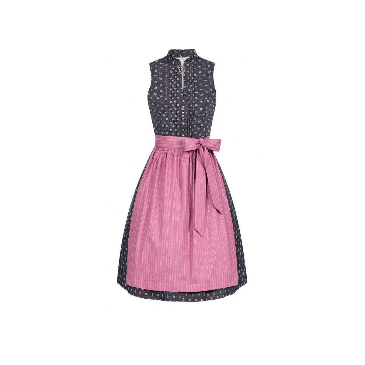 Nübler Dirndl grau regular fit (1-tlg)