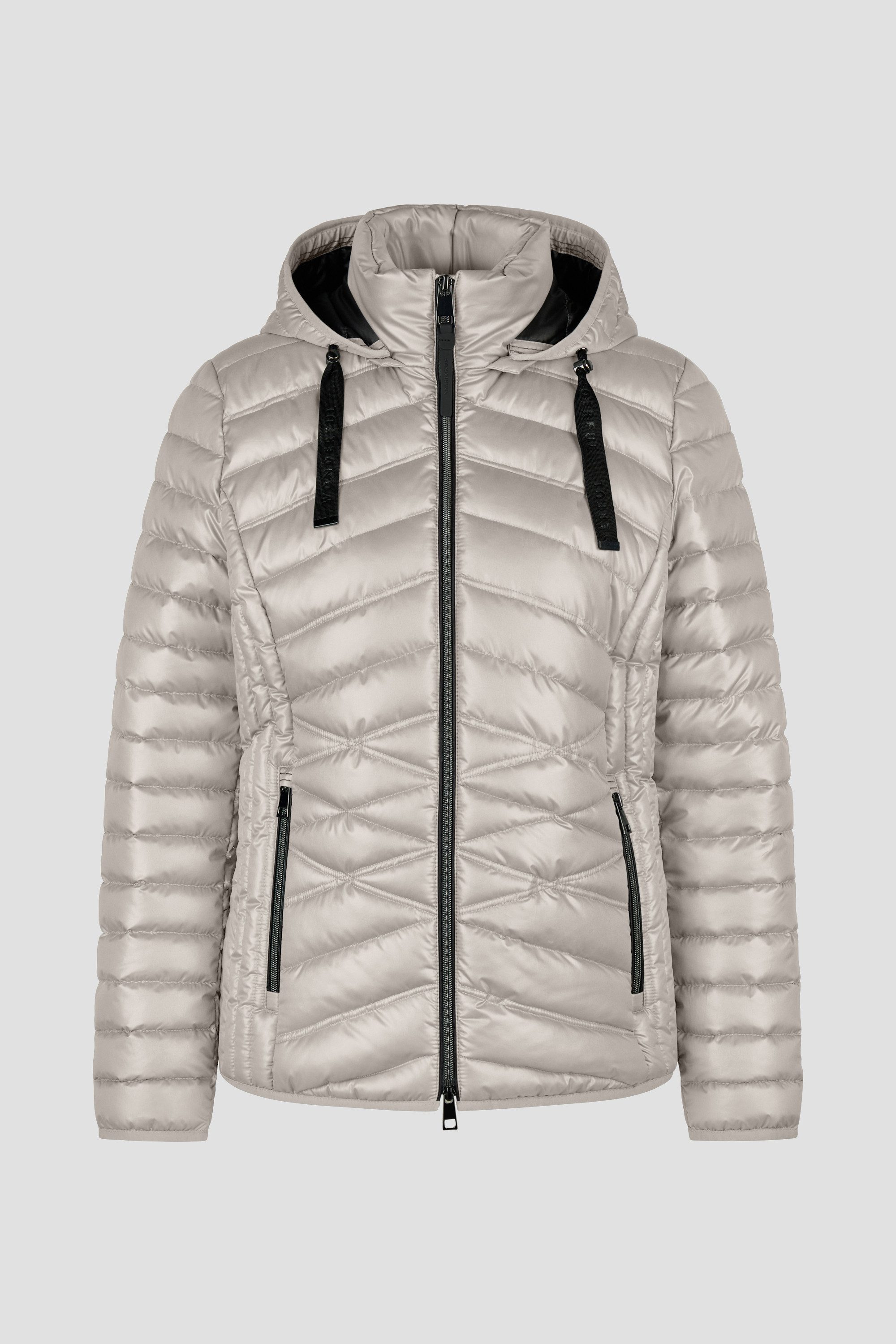 Barbara Lebek Steppjacke warme Damenjacke oder Herbstjacke mit abnehmbarer Kapuze
