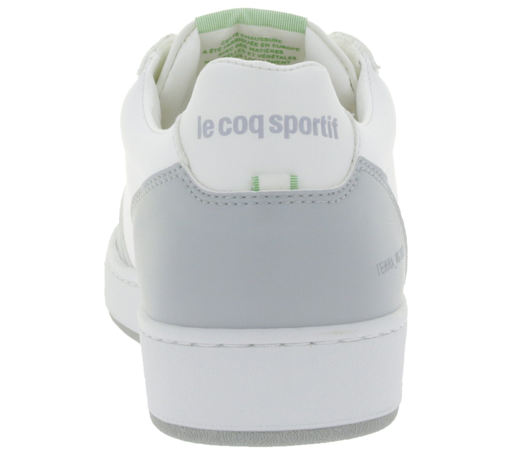Le Coq Sportif Le Coq Weiß/Grau Top Turn-Schuhe Sportschuhe Sneaker Sneaker Damen Terra zweifarbige Sportif Low Optical
