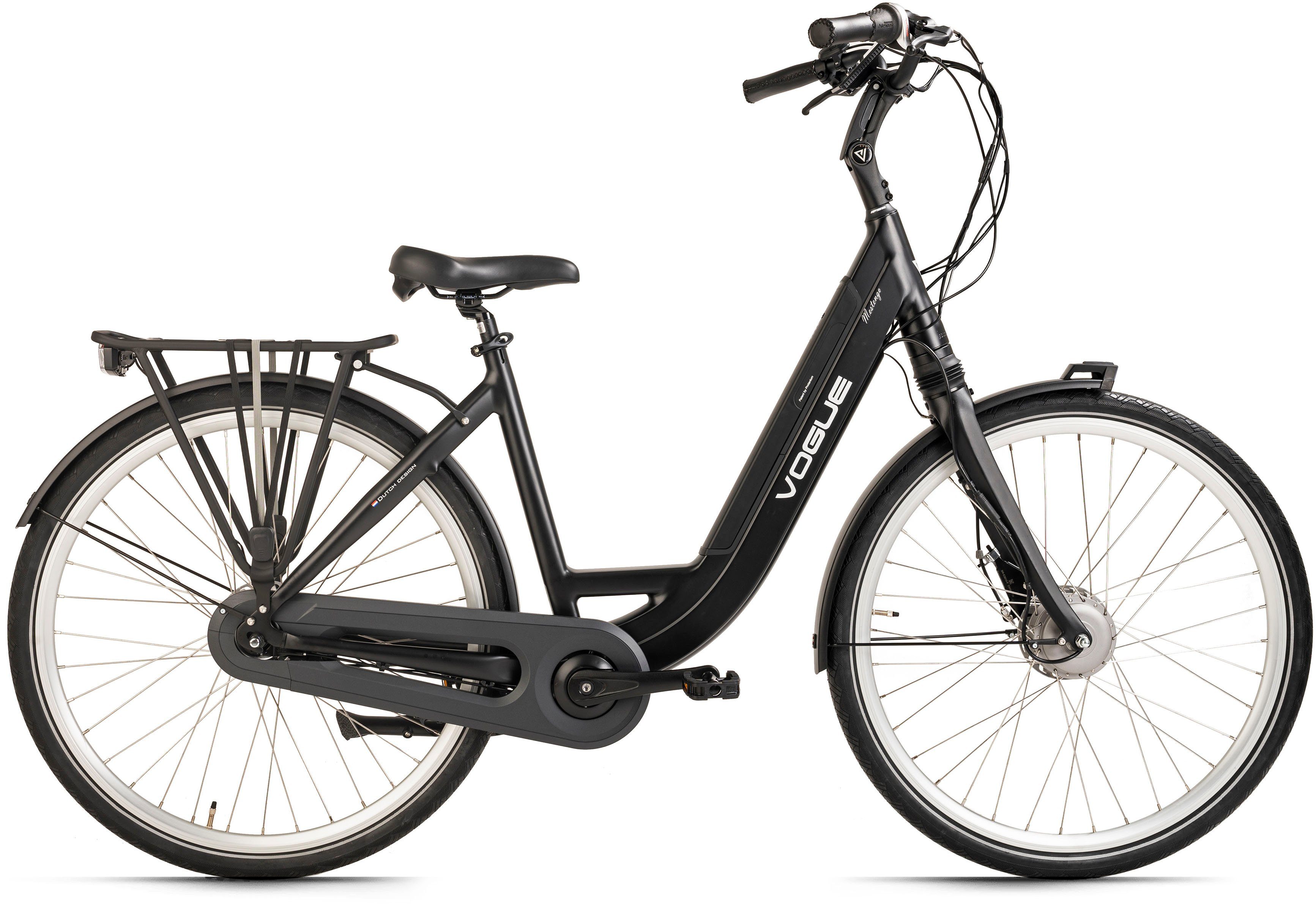 VOGUE BIKE E-Bike Mestengo, 7 Gang Shimano Nexus Schaltwerk, Nabenschaltung, Frontmotor, 460,8 Wh Akku