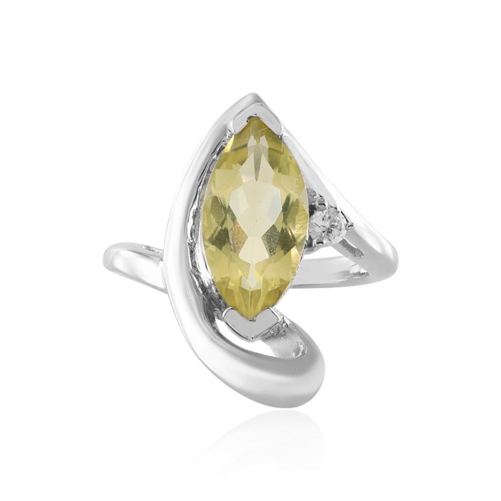 Cavill Silberring Cavill Ring 2,18 ct Limonenquarz Marquiseschliff Silber P günstig online kaufen
