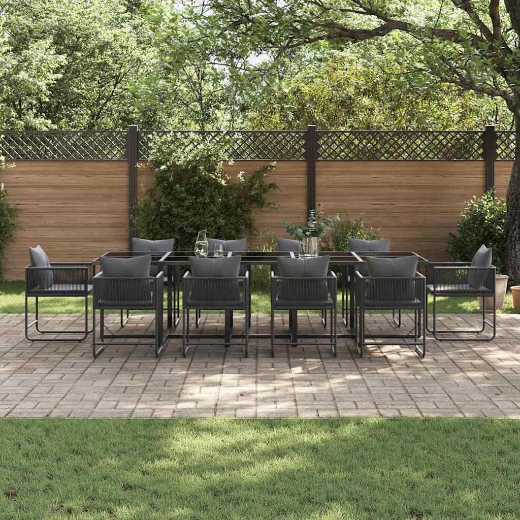 vidaXL Gartenlounge-Set Garten Essgruppe 11 pcs günstig online kaufen