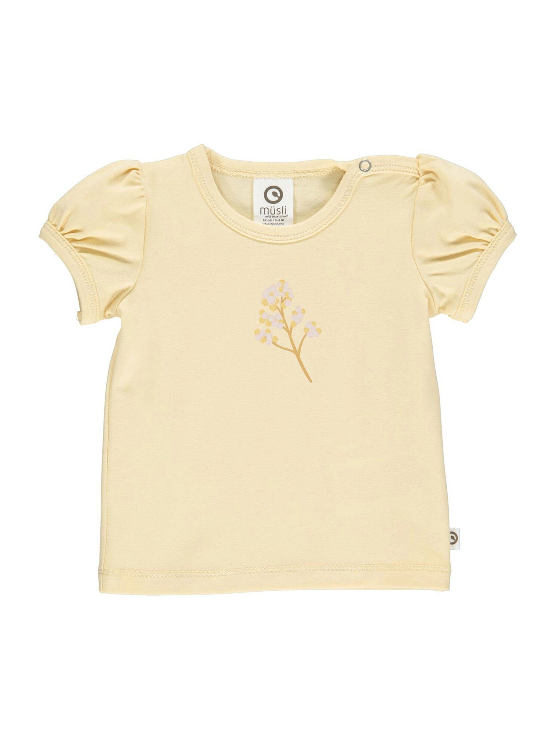 Müsli by GREEN COTTON T-Shirt Filipendula (1-tlg) Drapiert/gerafft