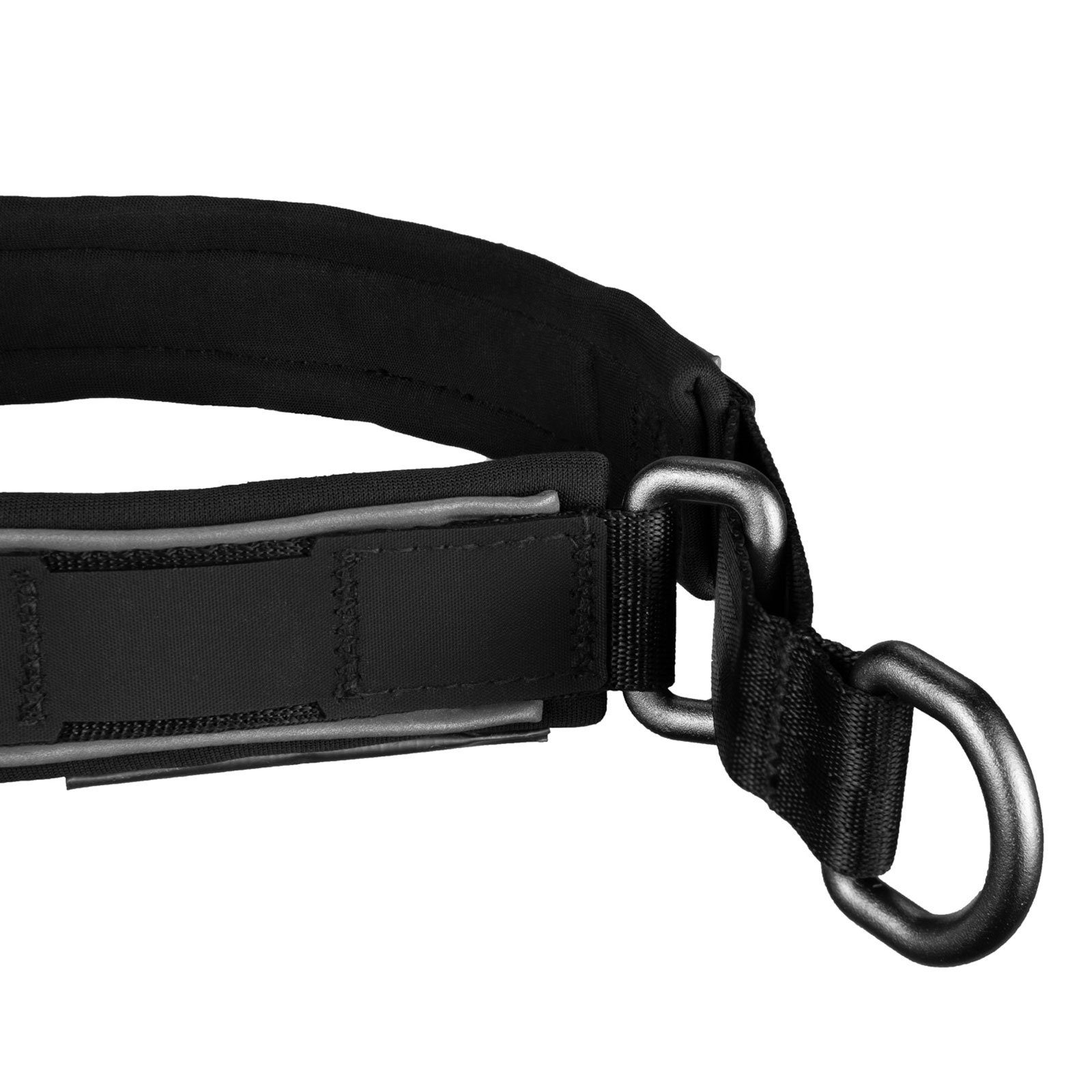 Non-stop dogwear Hunde-Halsband CRUISE Collar black, Webbing: Nylon Inner material: Neopren Threads: Nylon Aluminum D-ring, Gut gepolstertes Hundehalsband mit Zugstopp-Funktion