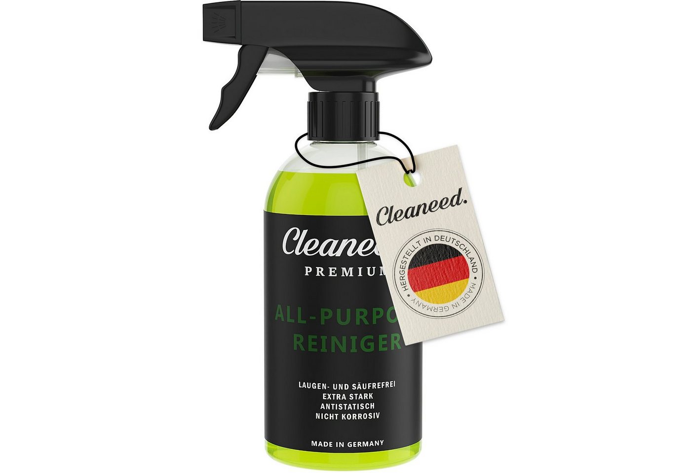 Cleaneed Cleaneed Premium All-Purpose Cleaner Auto-Reinigungsmittel (Made in Germany – Allzweckreiniger, Motorreiniger Laugen- und Säurefrei - Extra Stark & nicht Korrosiv)