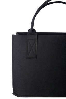 GMD Living Tragetasche TRAUMFÄNGER, hochwertige Filztasche in schwarz, mit besticktem Traumfängermotiv