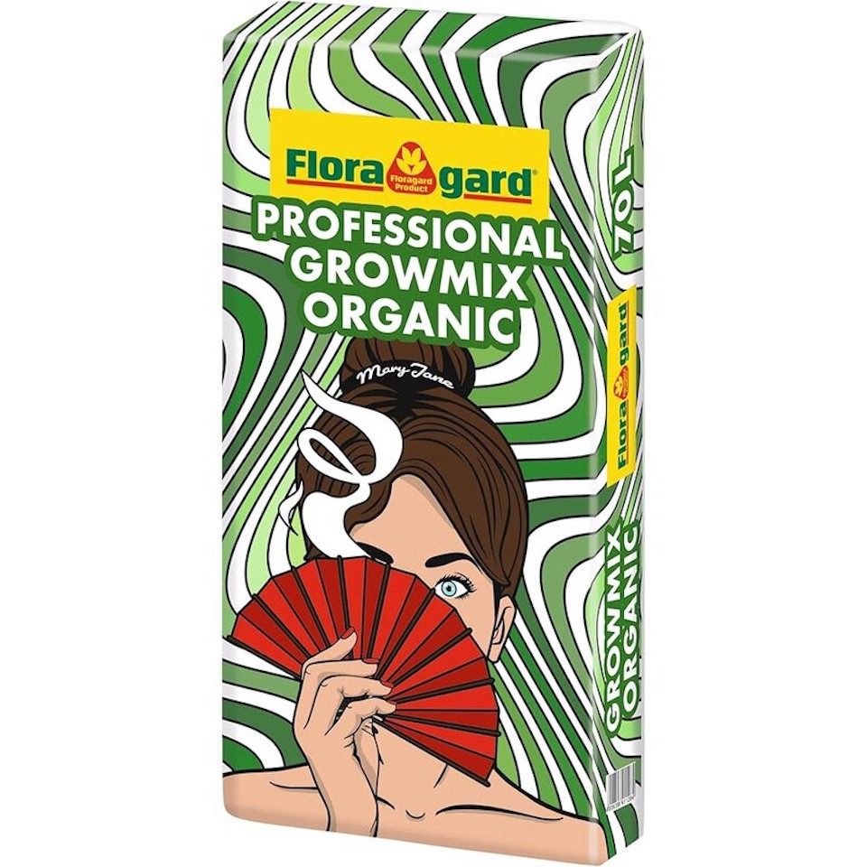Floragard Blumenerde Floragard Professional Growmix Organic, mit Organischer Vordüngung, 70 Liter