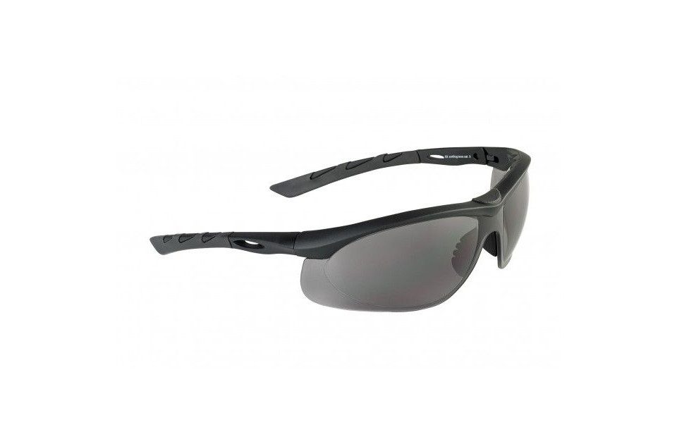 SWISS EYE® Arbeitsschutzbrille SwissEye Lancer Smoke Schutzbrille, (1St), Anti-Fog-Beschichtung, Anti-Scratch-Beschichtung