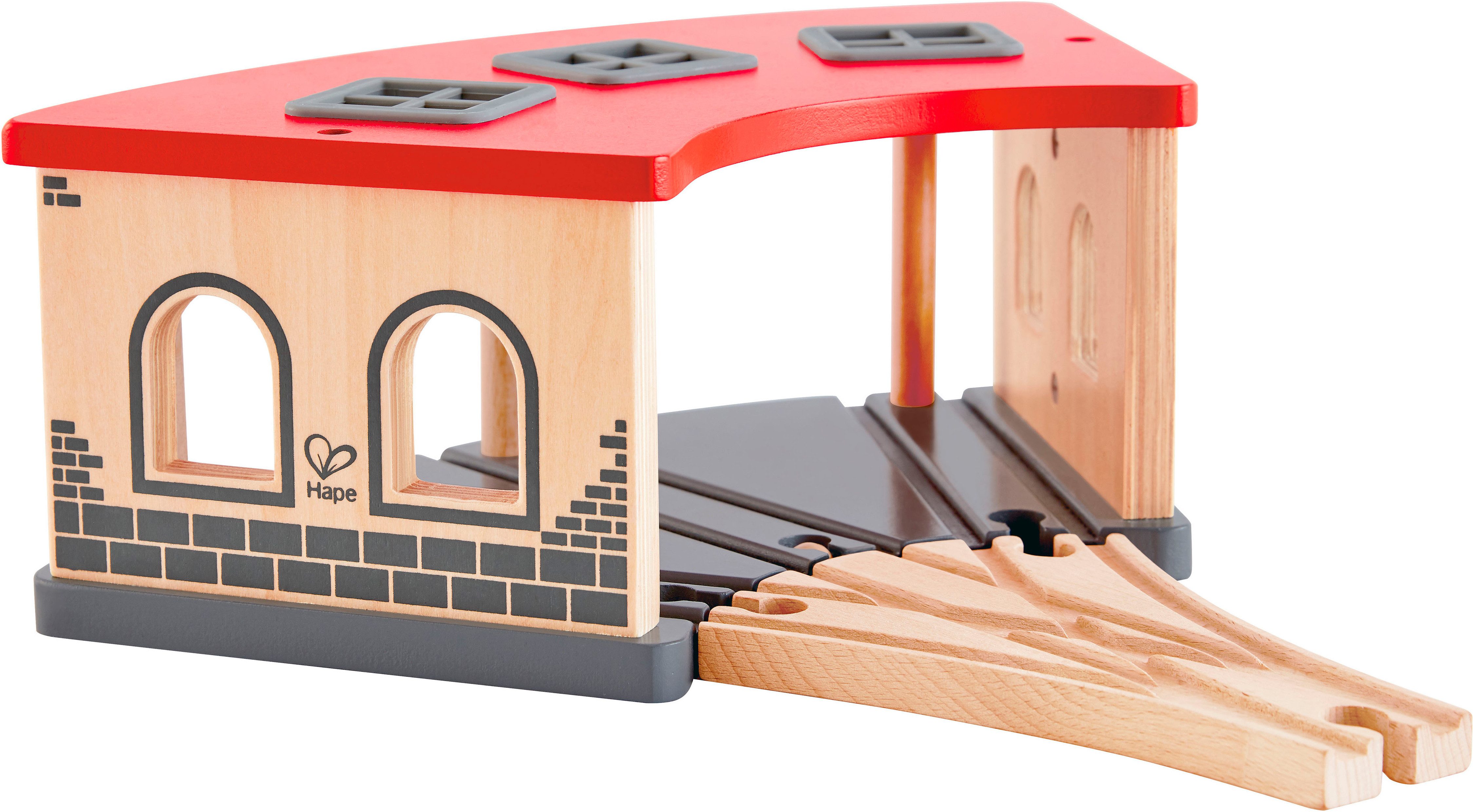 Hape Spielzeugeisenbahn-Gebäude Großer Lokschuppen