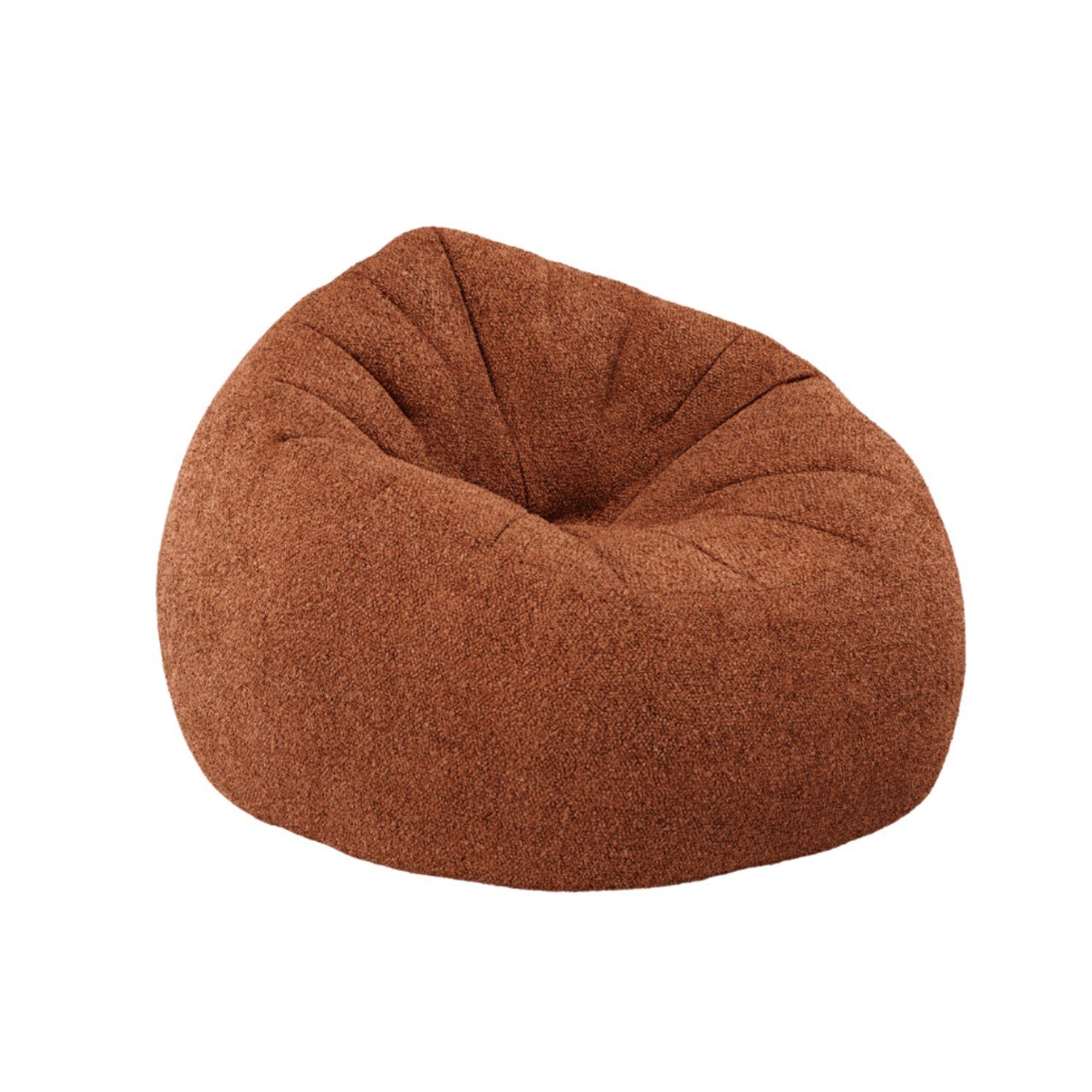 VYNCA Sitzsack Levy Baloo Beanbag (Sitzsack), Indoor Sitzsack, Made in Europe, Stoffart Bouclé Sienna