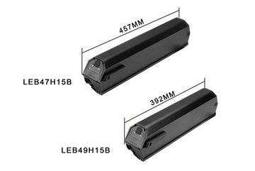 PowerSmart LEB47PV15B.906 E-Bike Akku Ersatz 48V 17,5Ah kompatitabel mit NCM, LLobe, DeHawk usw. Lithium-Ionen 17500 mAh (48 V)