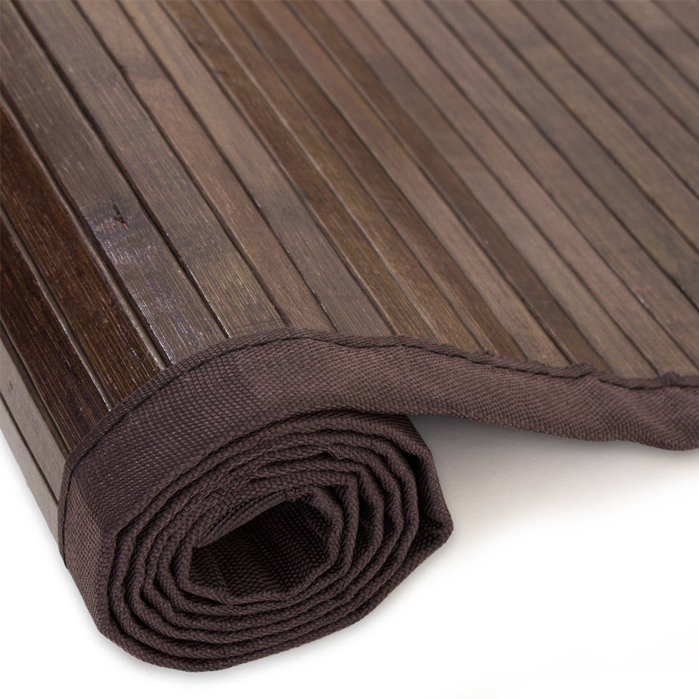 mm Teppich Bambusmatte rechteckig, Teppich Läufer, Bambusteppich 0,17 Bambus Höhe: Homestyle4u,