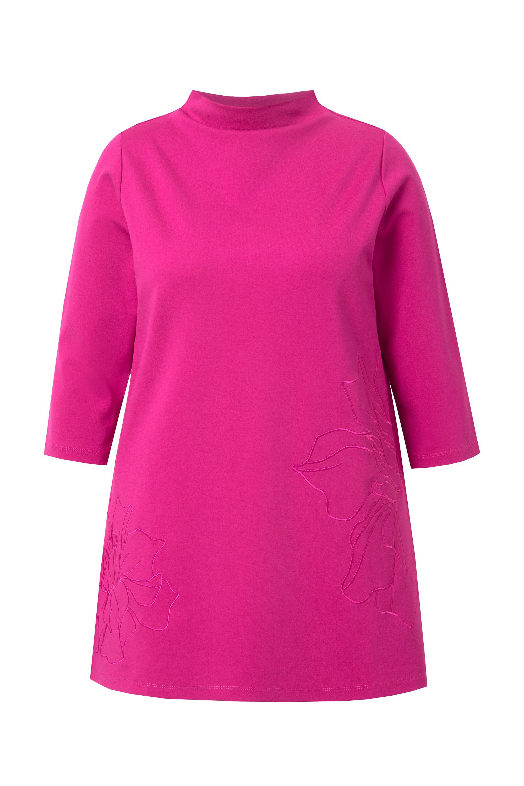 Ulla Popken Sweatshirt Sweatshirt Stickerei A-Linie günstig online kaufen