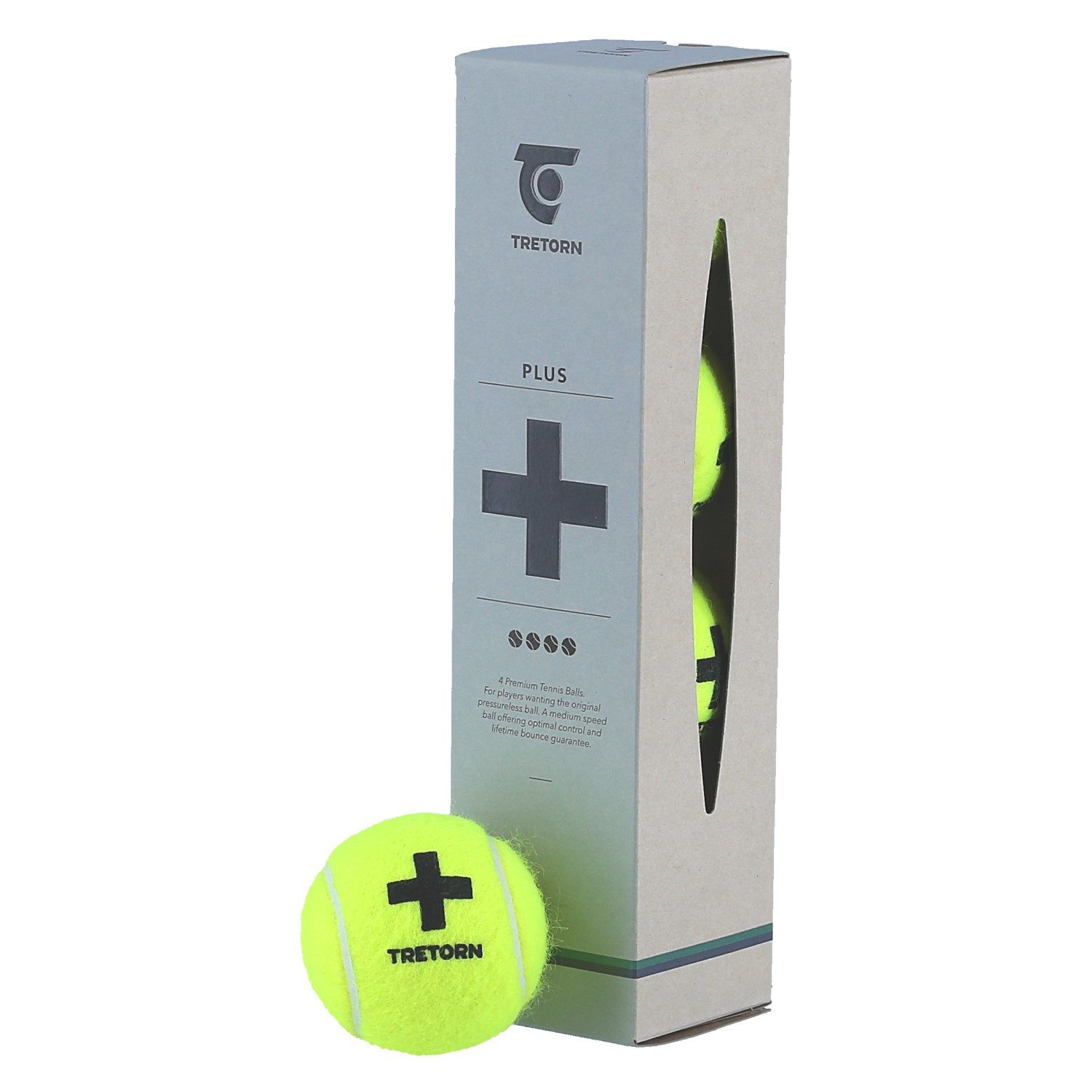 Tretorn Tennisball Plus Training gelb Dose 4er