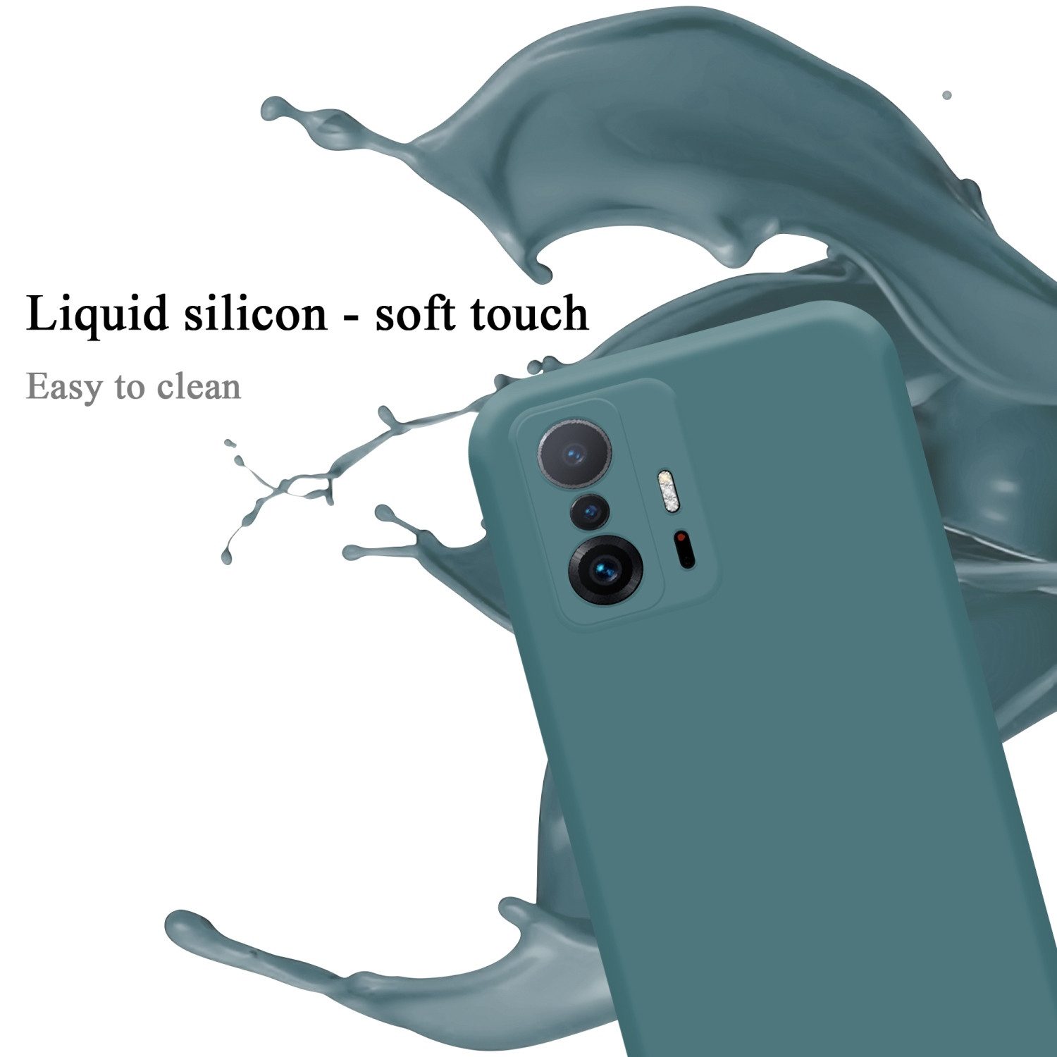 Cadorabo Handyhülle für Xiaomi 11T / 11T PRO Hülle Xiaomi 11T / 11T PRO, Flexible Hülle TPU Silikon Schutzhülle Back Cover Case