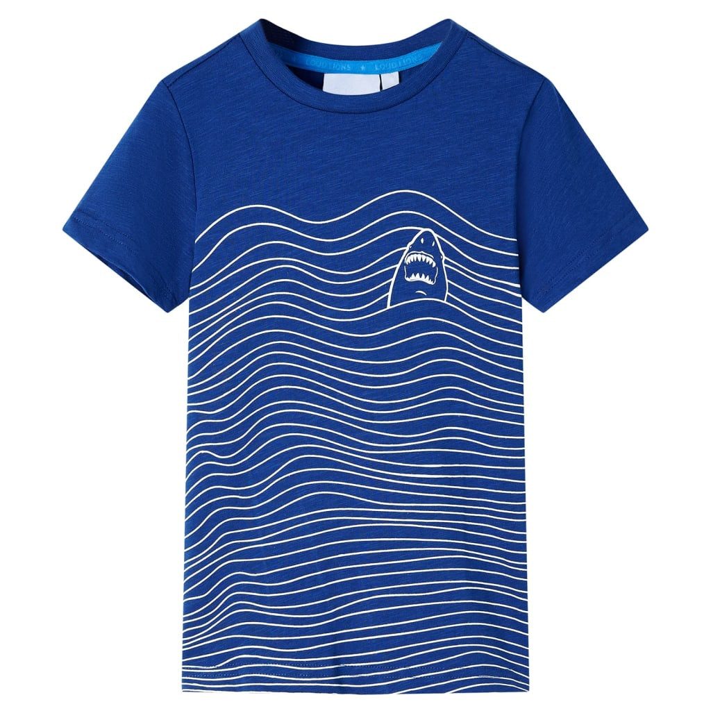 T-Shirt Kinder-T-Shirt Dunkelblau 140