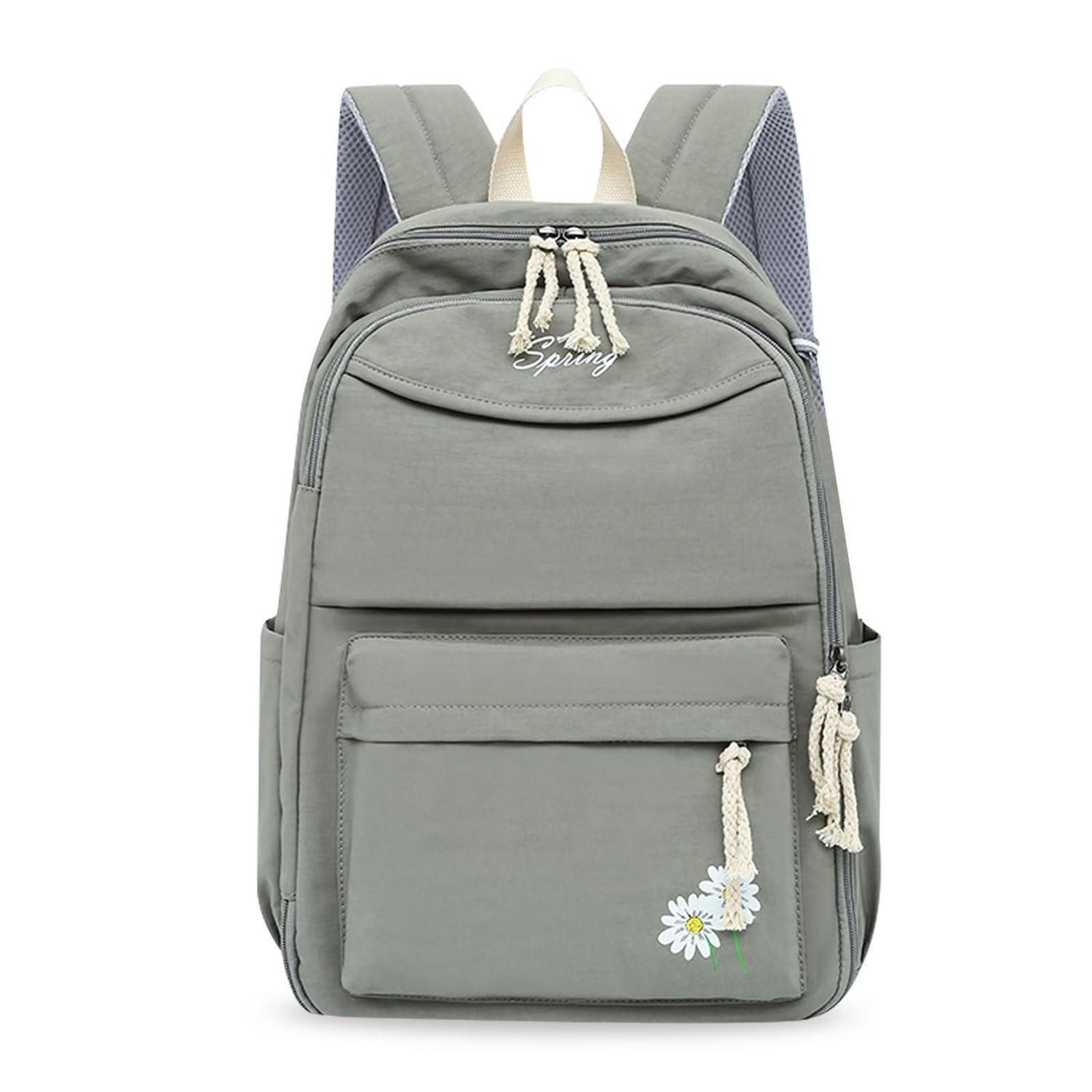 LuxusKollektion Schulrucksack Rucksack Grün, Damen/Herren, groß
