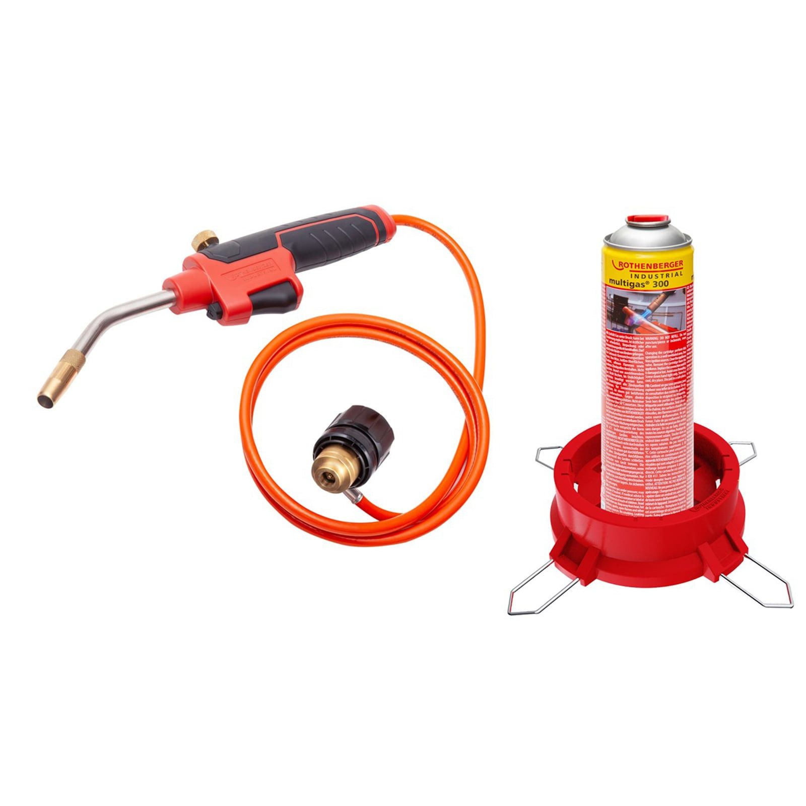 Rothenberger Industrial Beamer-Standfuß ROTHENBERGER Industrial Multibrenner Set mit Propan-Gasschlauch, Multi