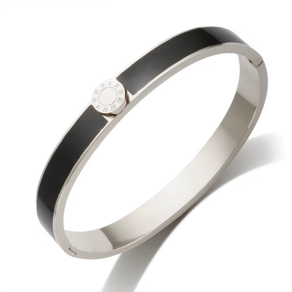 ROUGEMONT Armreif Massiver Luxus Edelstahl Armreif günstig online kaufen