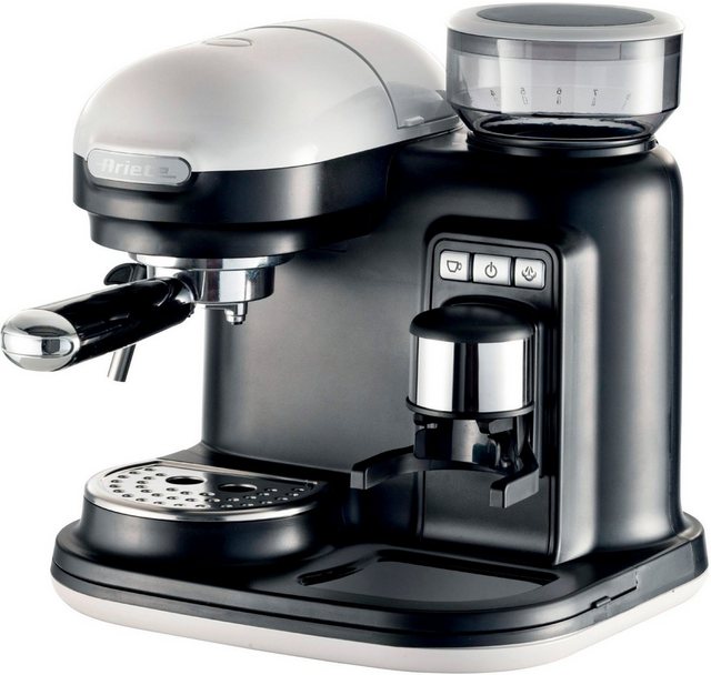 Ariete Espressomaschine 1318WH moderna schwarz-weiß