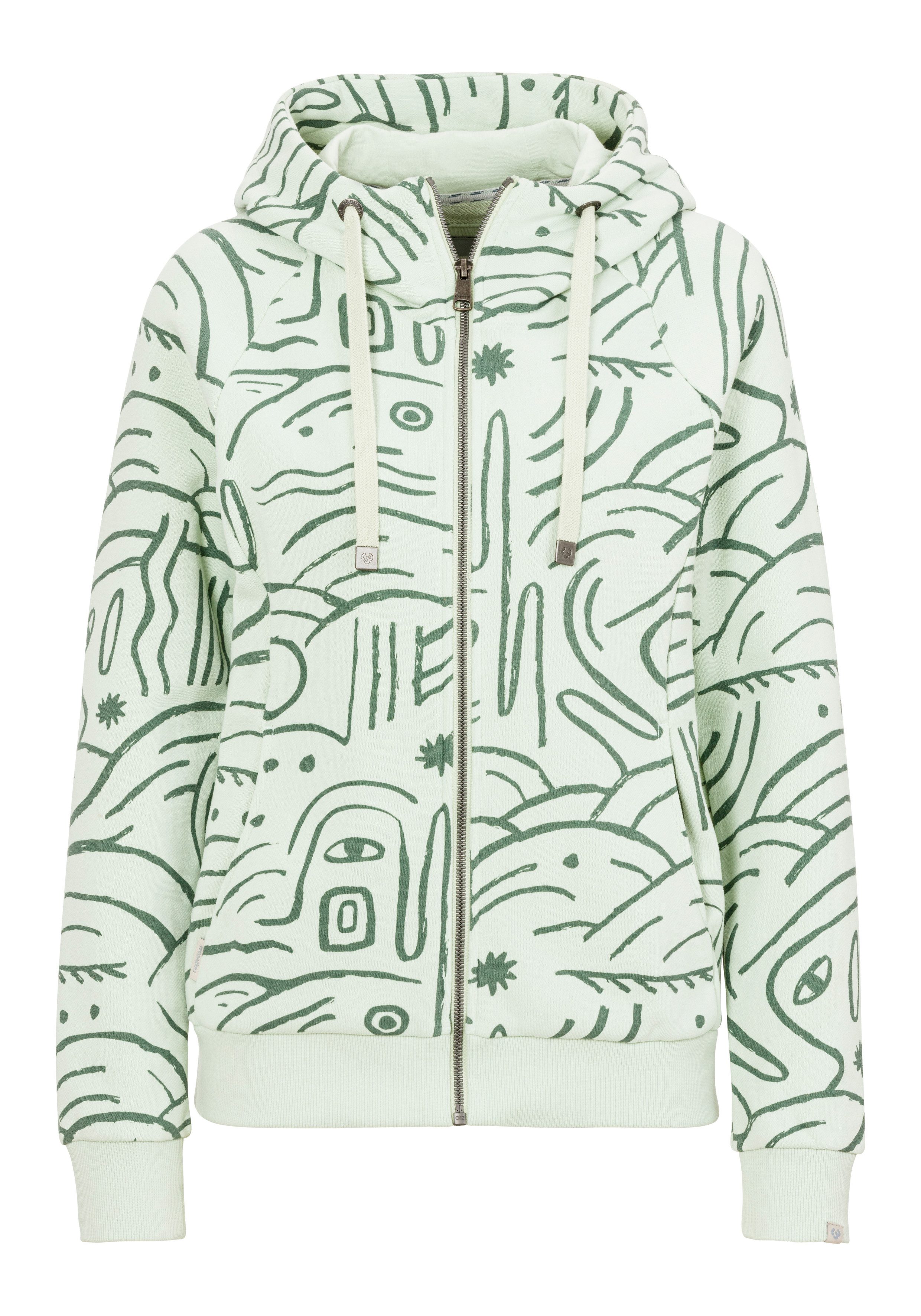 Ragwear Sweatjacke FLLAWIA PRINT günstig online kaufen