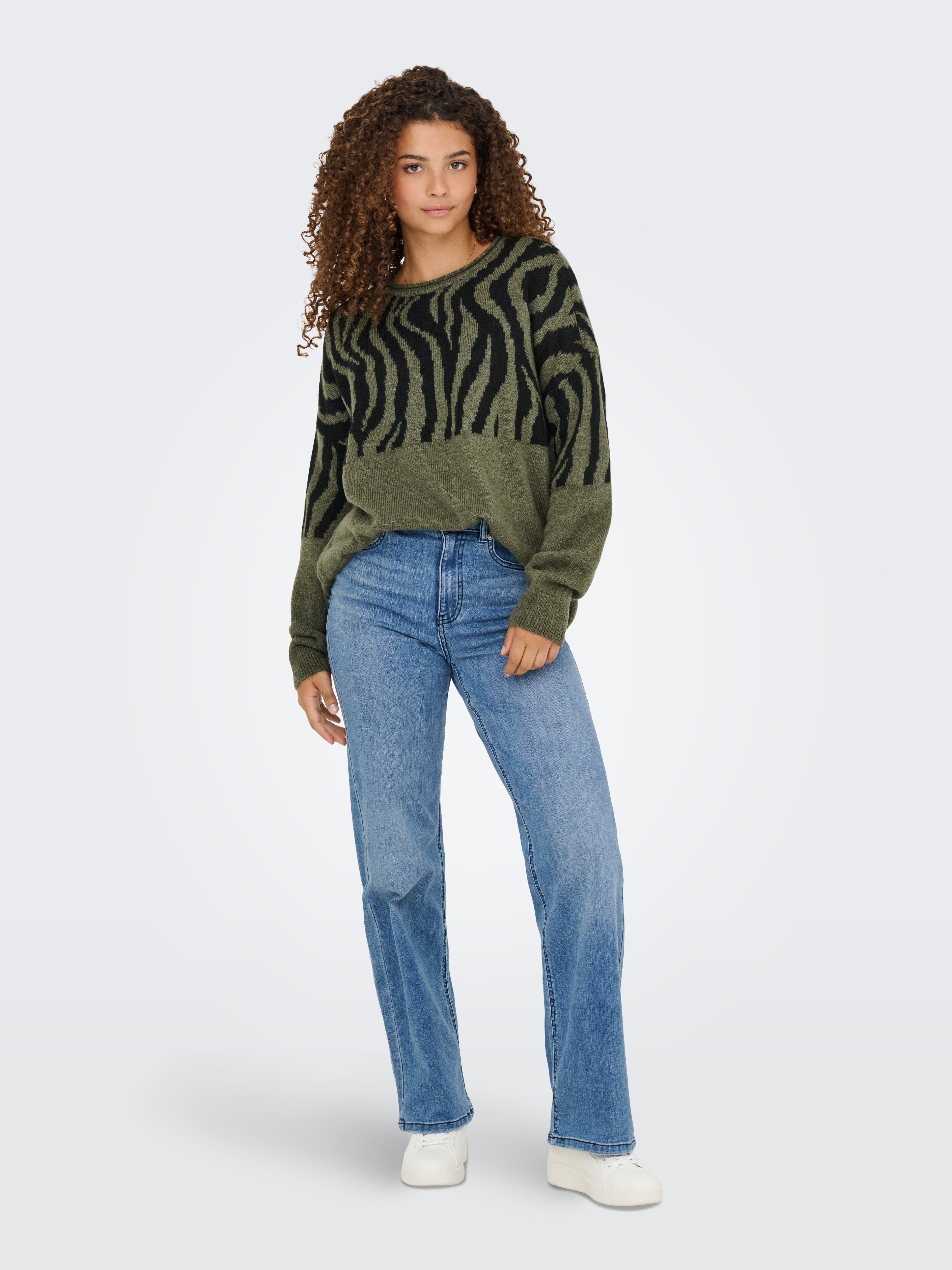 ONLY High-waist-Jeans ONLJUICY-WAUW HW WIDE DNM GUA113 NOOS