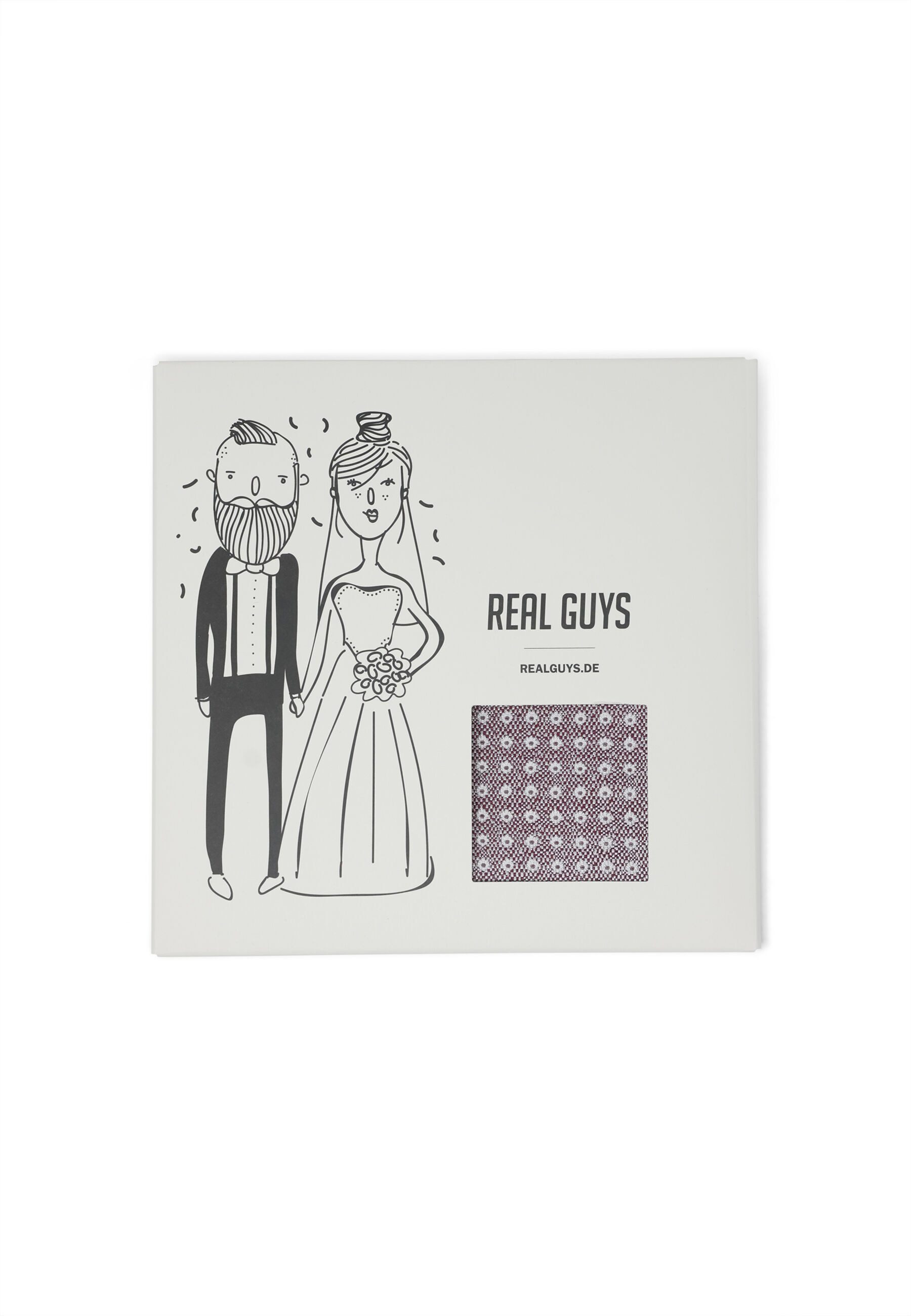REAL GUYS by J.PLOENES Einstecktuch, aus Seide mit Punktemuster