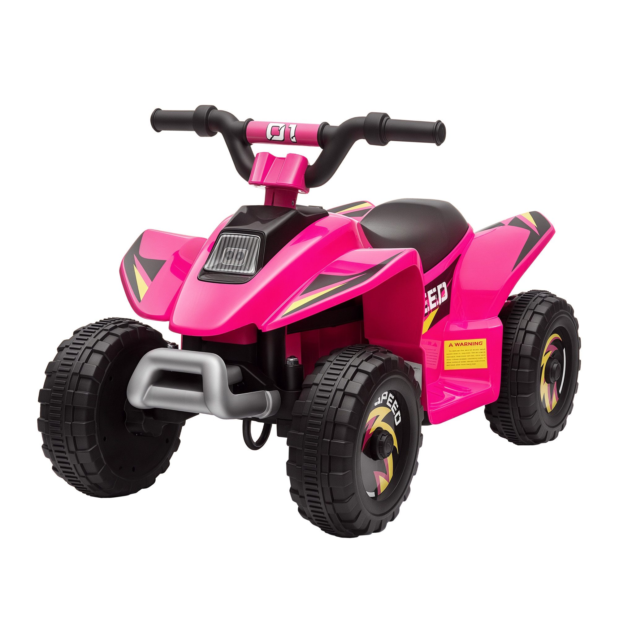 FELIXLEO Elektroläusekamm Kinder Quad Elektro 6V Kinderquad Vorwärts-, 5-3 Jahre bis 20 kg Rosa