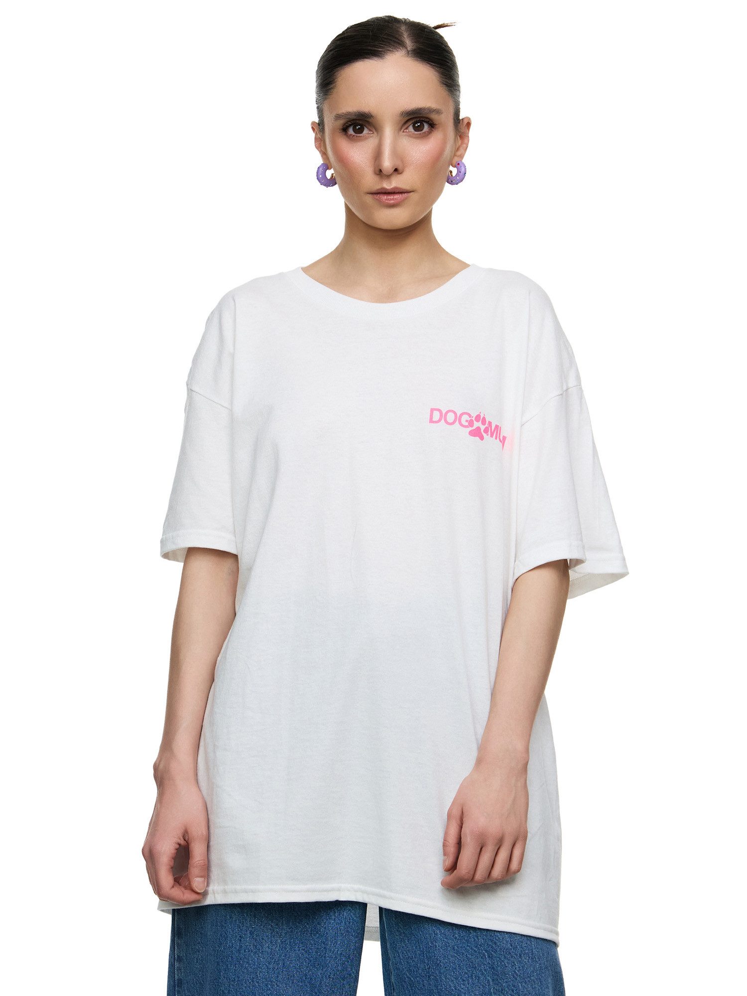 Worldclassca T-Shirt Worldclassca Oversized Print DOG günstig online kaufen