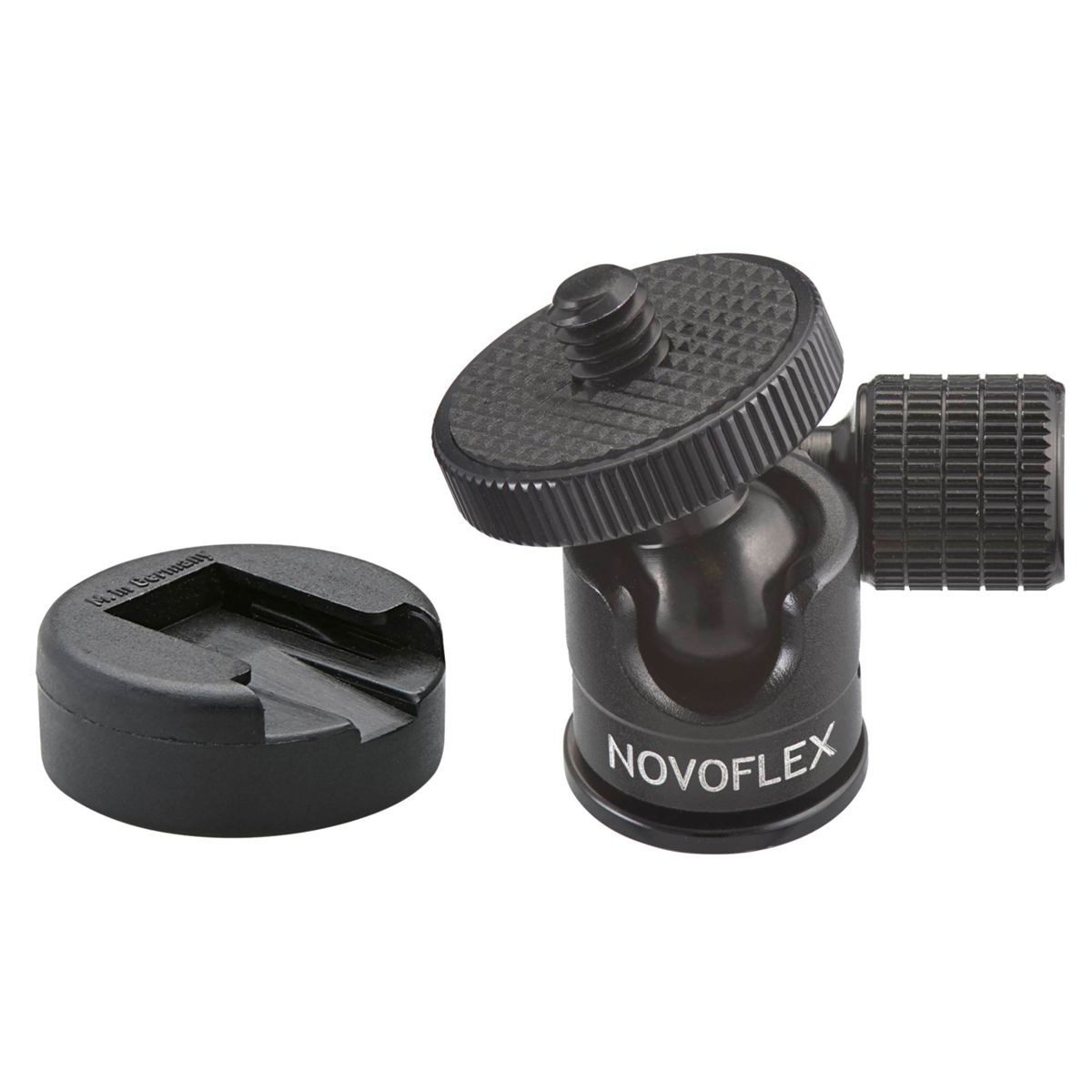 Novoflex Kugelkopf Kugelneiger klein mit Blitzschuh