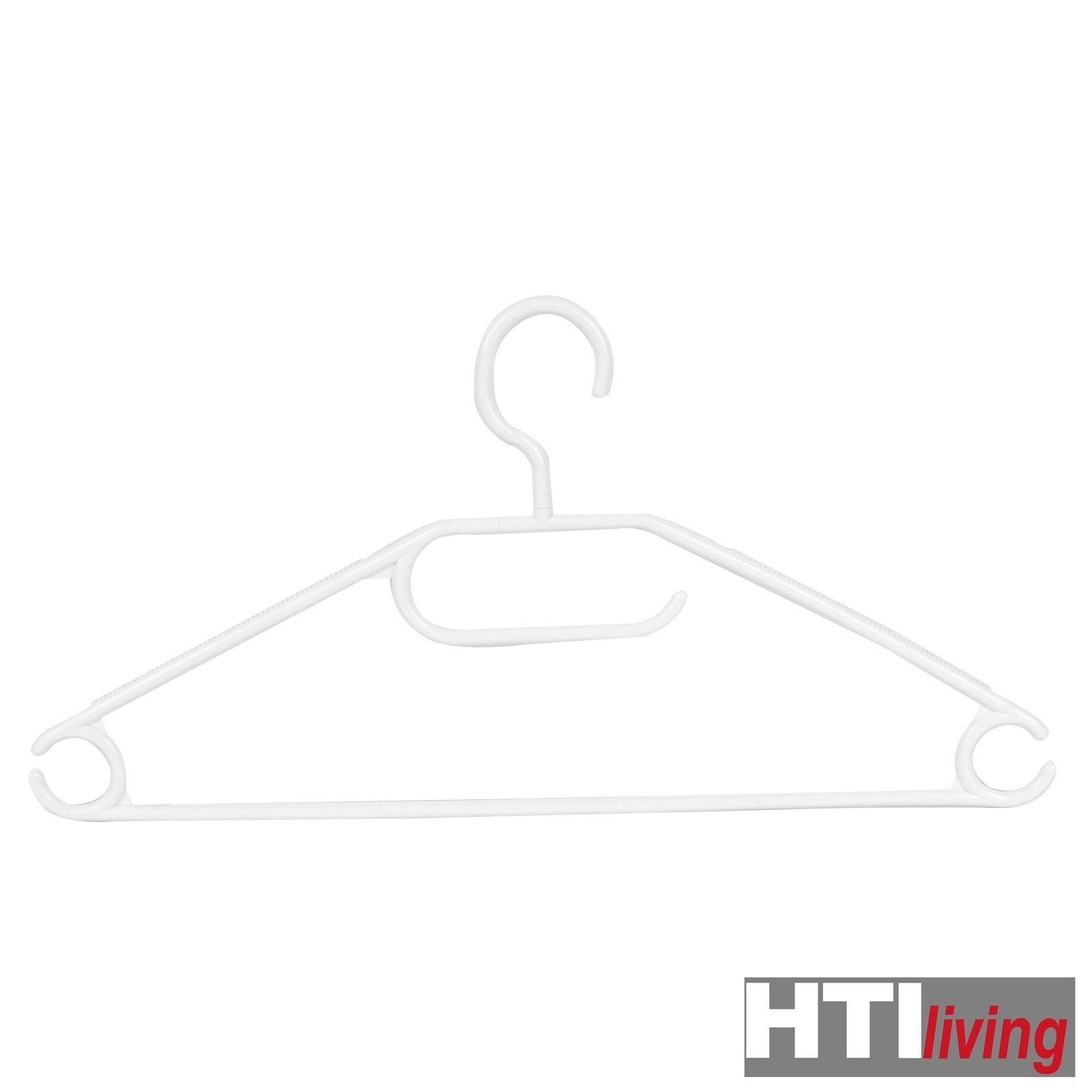 Weiß Kleiderbügel Business Kleiderbügel HTI-Living 50 Stück