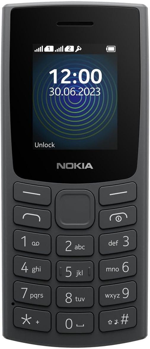 Nokia Nokia 110 Feature Phone rückwärtiger Kamera Charcoal Handy