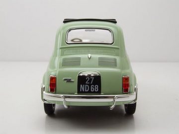 Norev Modellauto Fiat 500 L 1968 hellgrün mit Geburtsverpackung Modellauto 1:18 Norev, Maßstab 1:18