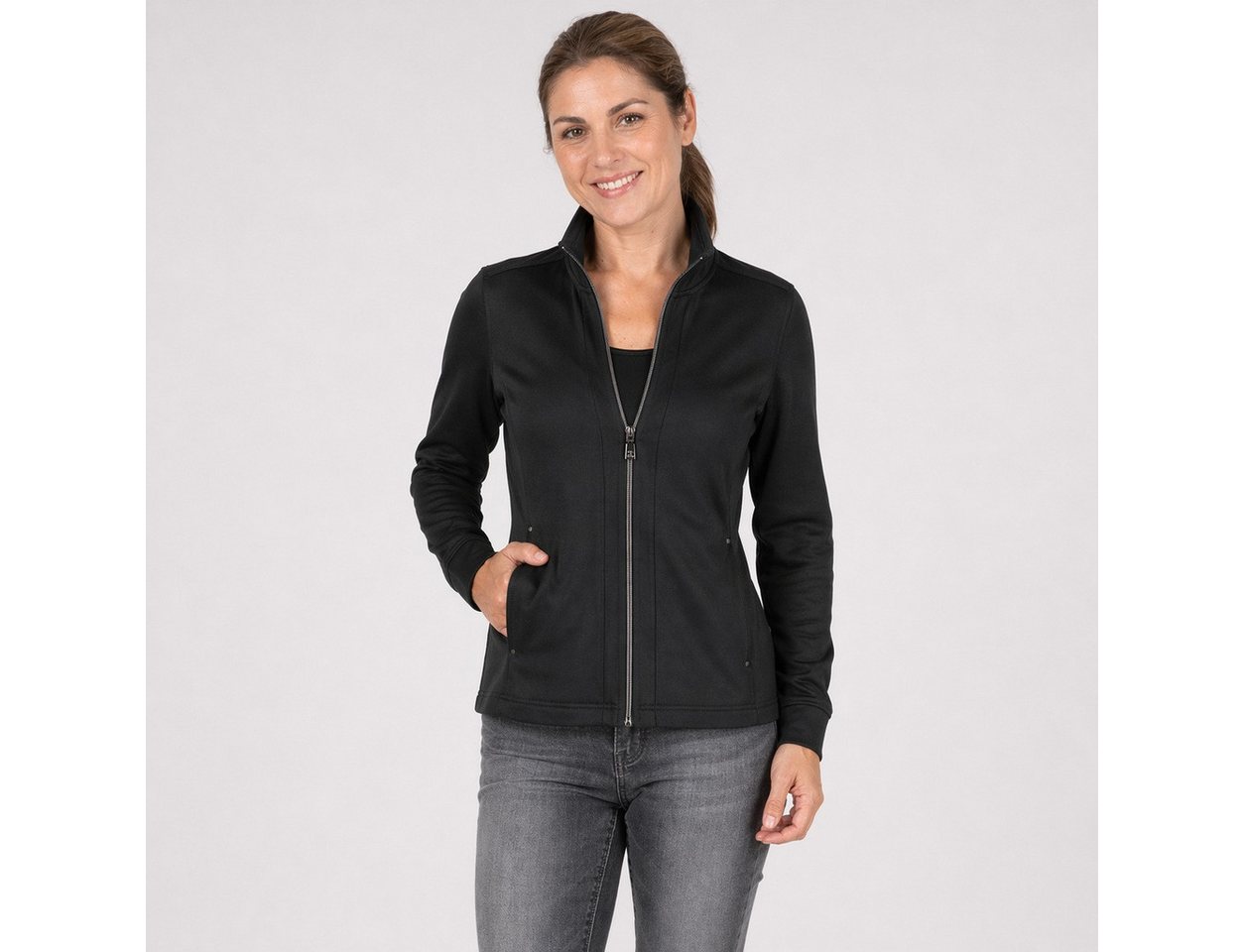 LPO Softshelljacke Abbey Outdoor glatt mit matter Struktur