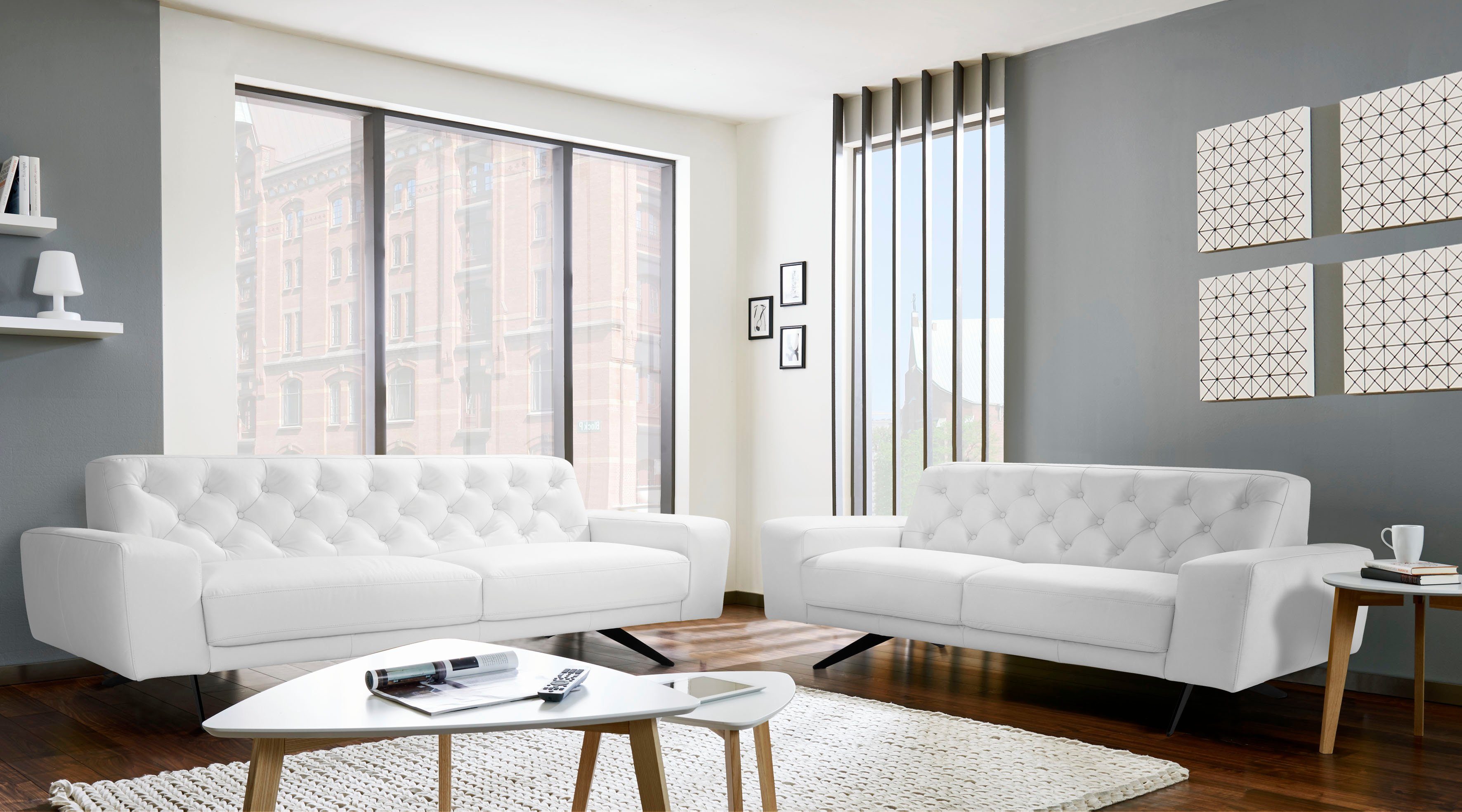 PLACES OF STYLE 3,5 Sitzer »Marinella«, in Naturleder online kaufen | OTTO PLACES OF STYLE 3,5 Sitzer »Marinella«, in Naturleder online kaufen | OTTO