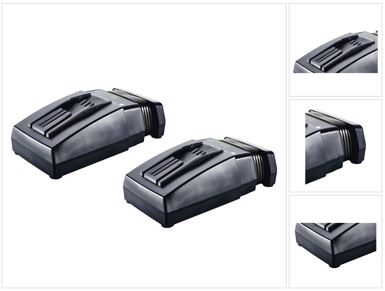 FESTOOL 2x TCL 6 Li-Ion Schnell Ladegerät (2x 201135) Doppel Lader Set Schnelllade-Gerät