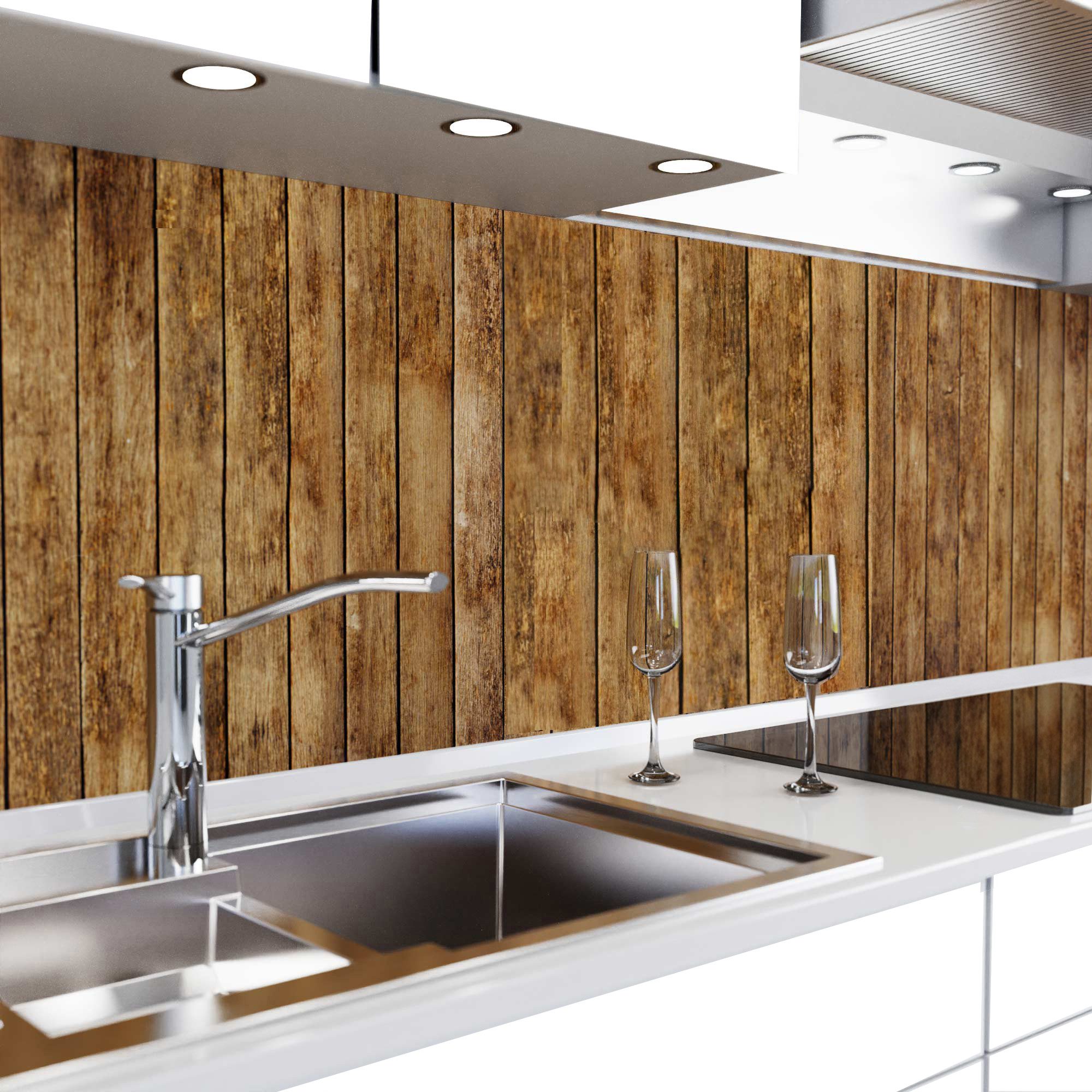 danario Küchenrückwand Folie selbstklebend - Matt - Spritzschutz Küche - ve günstig online kaufen