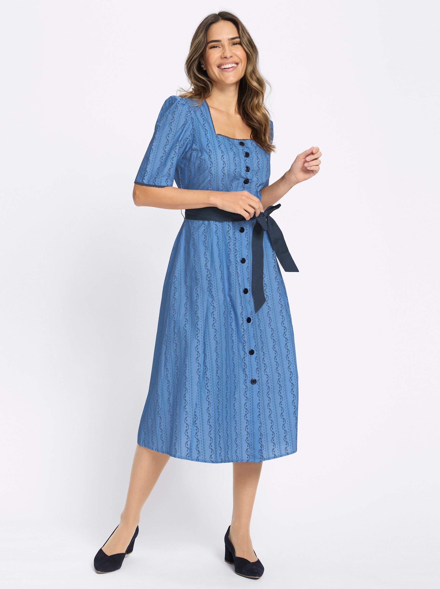 Etuikleid Trachtenkleid Kurzarm