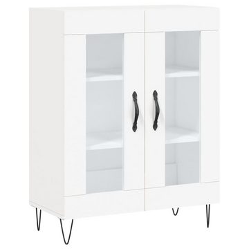 furnicato Sideboard Highboard Weiß 69,5x34x180 cm Holzwerkstoff