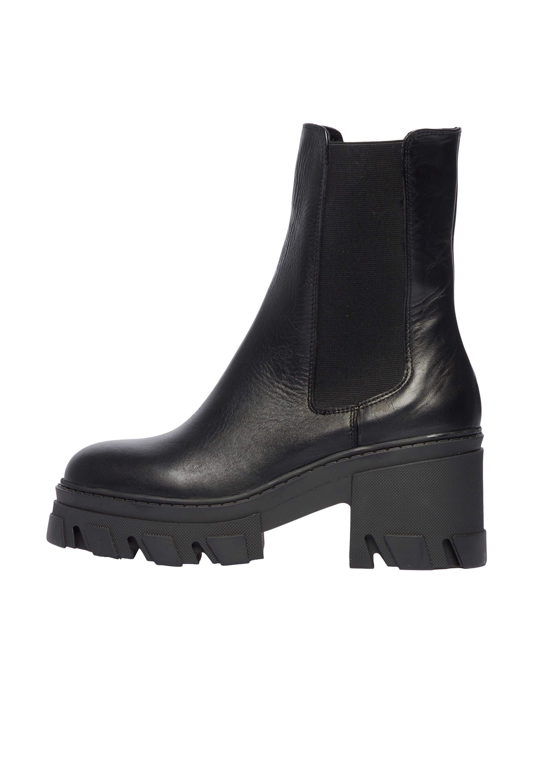 modernem Plateausohle mit Di' Chelseaboots Chelsea nuovo Design Boots Grober Mit